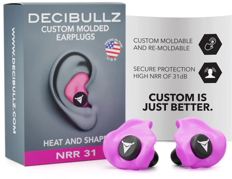 Image of Decibullz PRO Custom Molded Earplugs - Pink