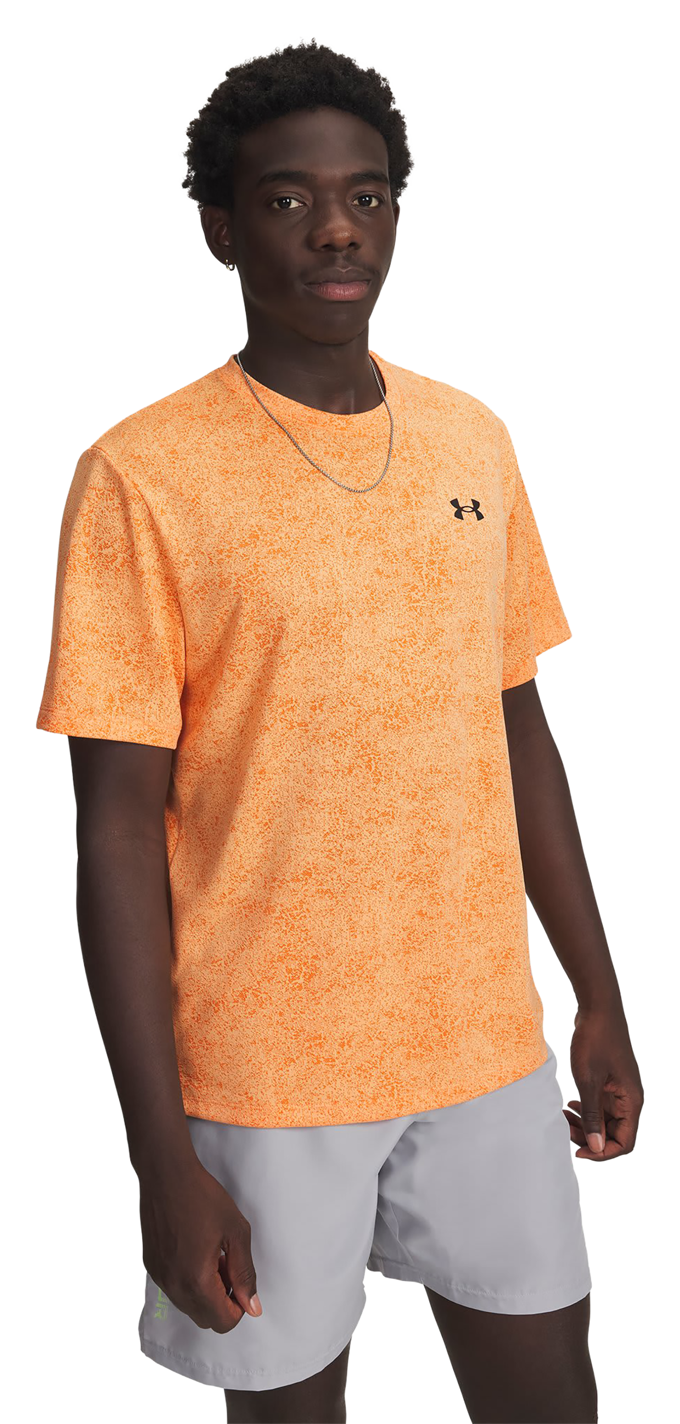 Image of Under Armour Tech 2.0 Pixelate Short-Sleeve T-Shirt - Orange