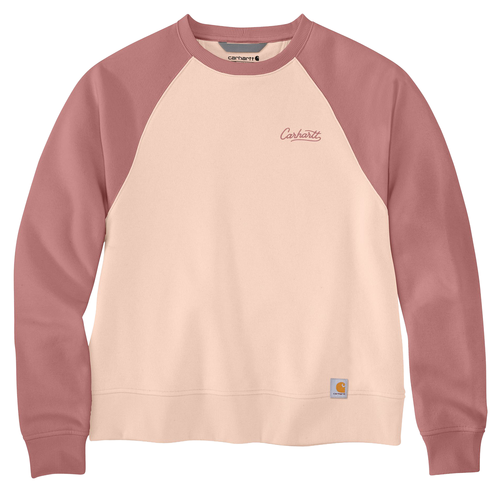 Image of Carhartt Sawyer Crewneck Sweatshirt - Light Coral