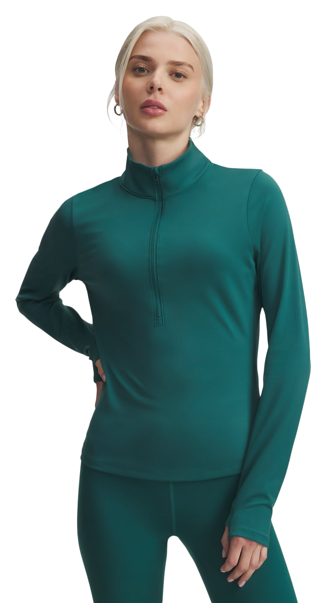Image of Under Armour Motion Half-Zip Pullover - Rack Green/Arden Green