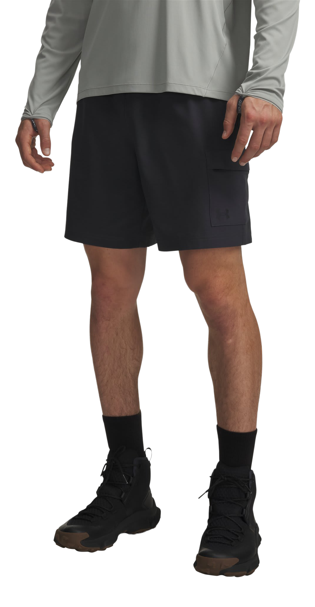 Image of Under Armour Outdoor Hybrid Shorts - Anthracite/Black