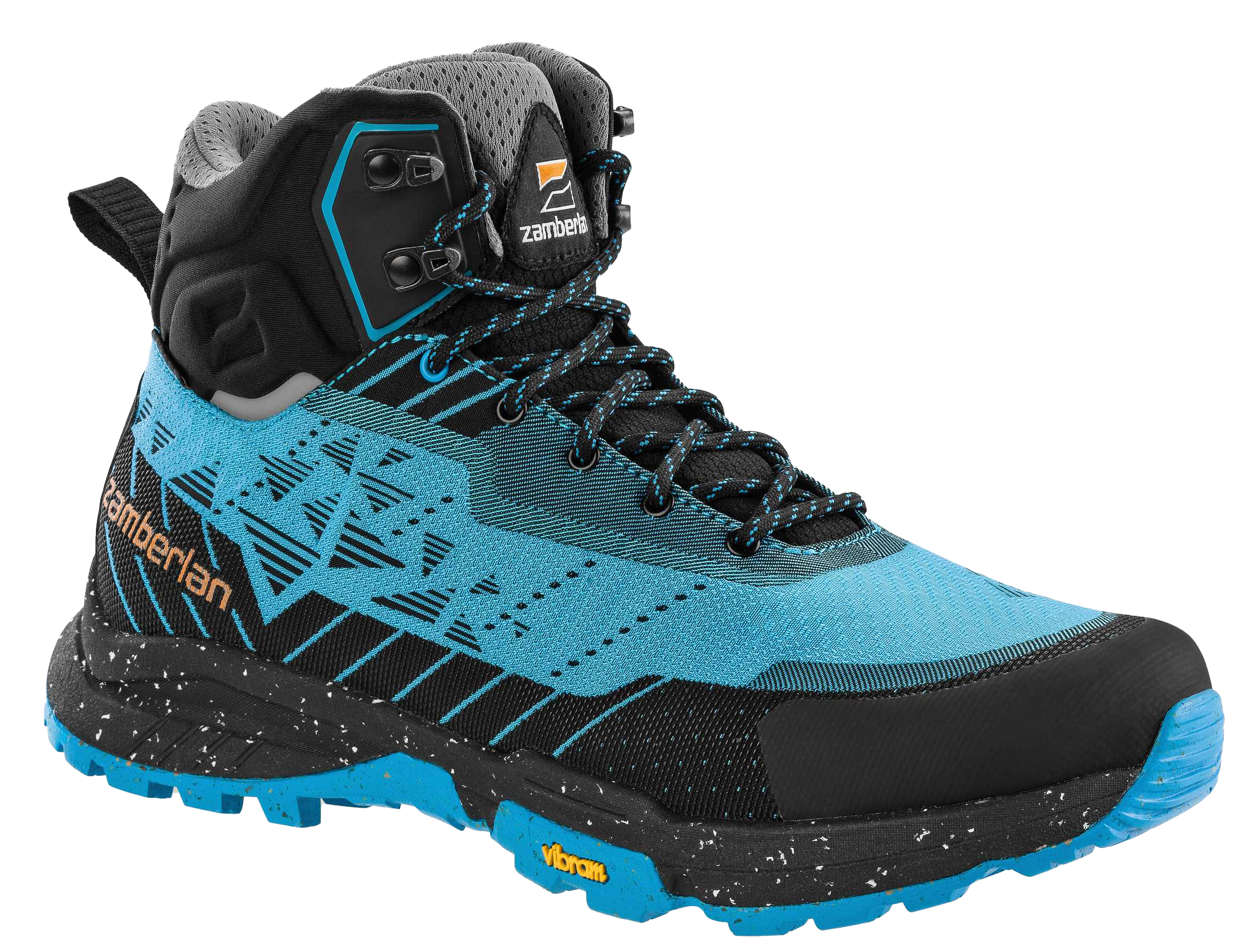 Image of Zamberlan Devero GTX Mid Waterproof Hiking Boots for Men - Blue