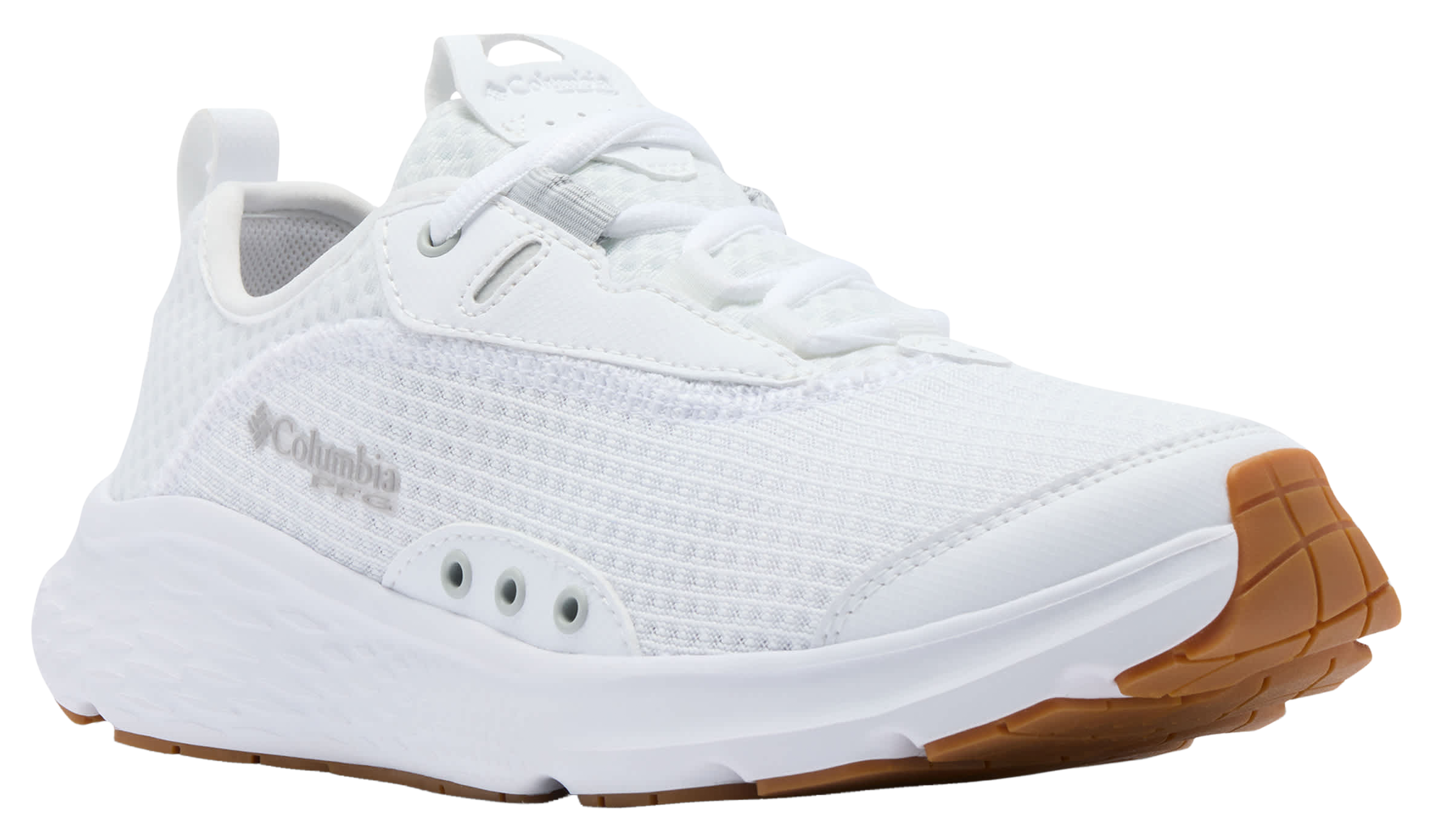Image of Columbia PFG Castback Fishing Shoes for Women - White/Grey Ice