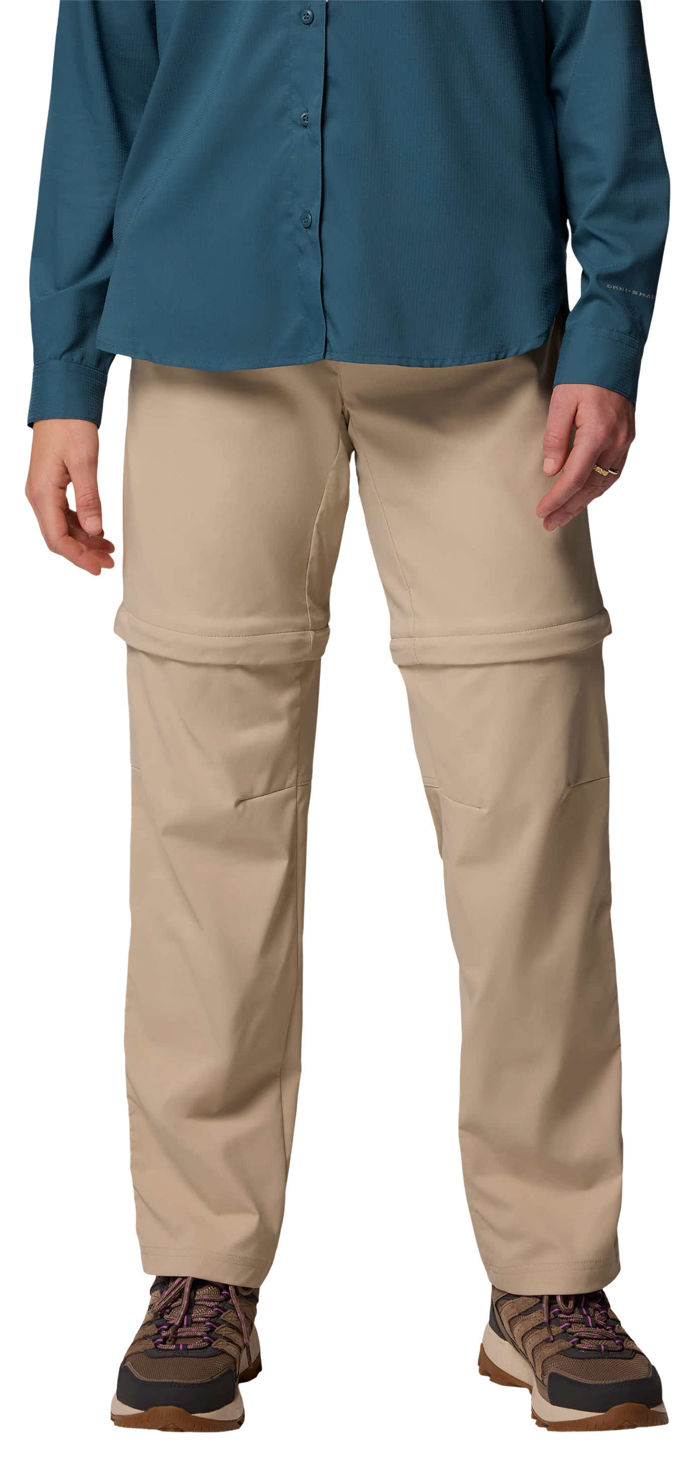 Image of Columbia Leslie Falls Convertible Pants - Ancient Fossil