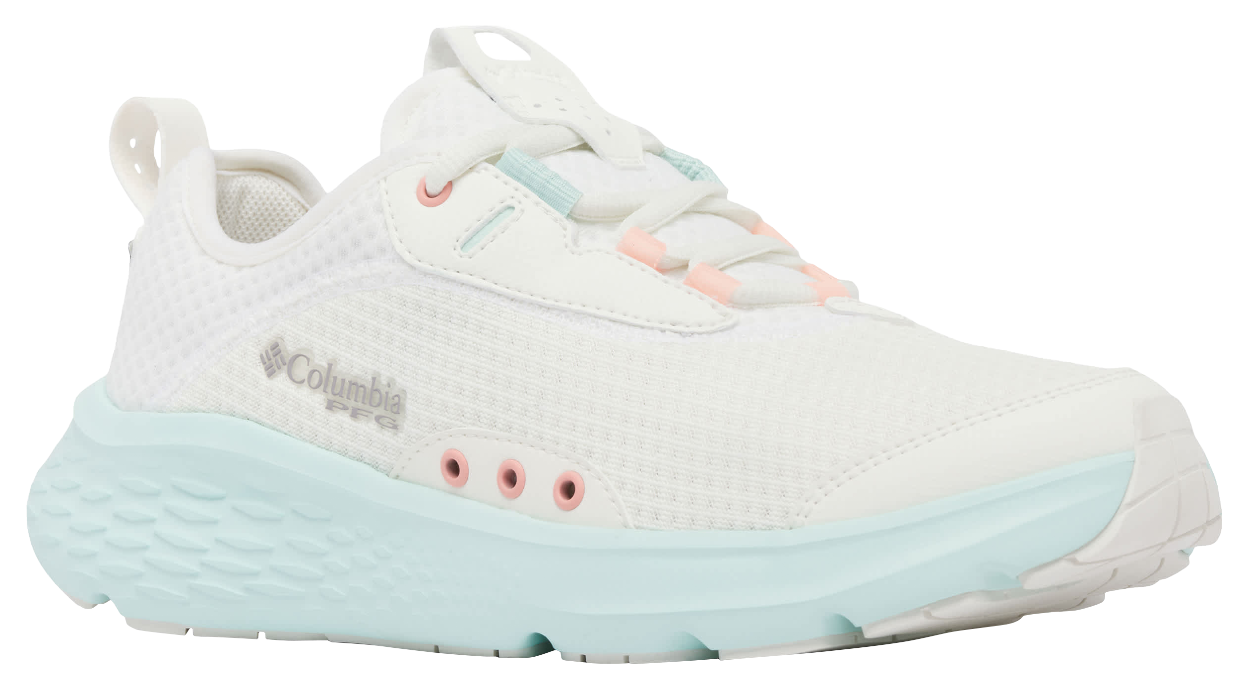 Image of Columbia PFG Castback Fishing Shoes for Women - Sea Salt/Icy Morn