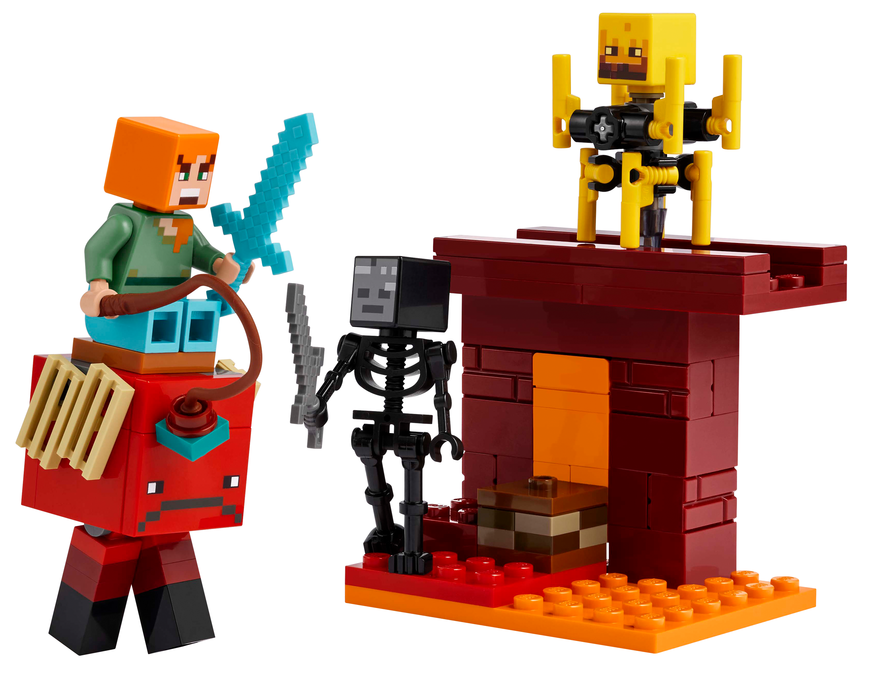 Image of LEGO Minecraft The Nether Lava Battle