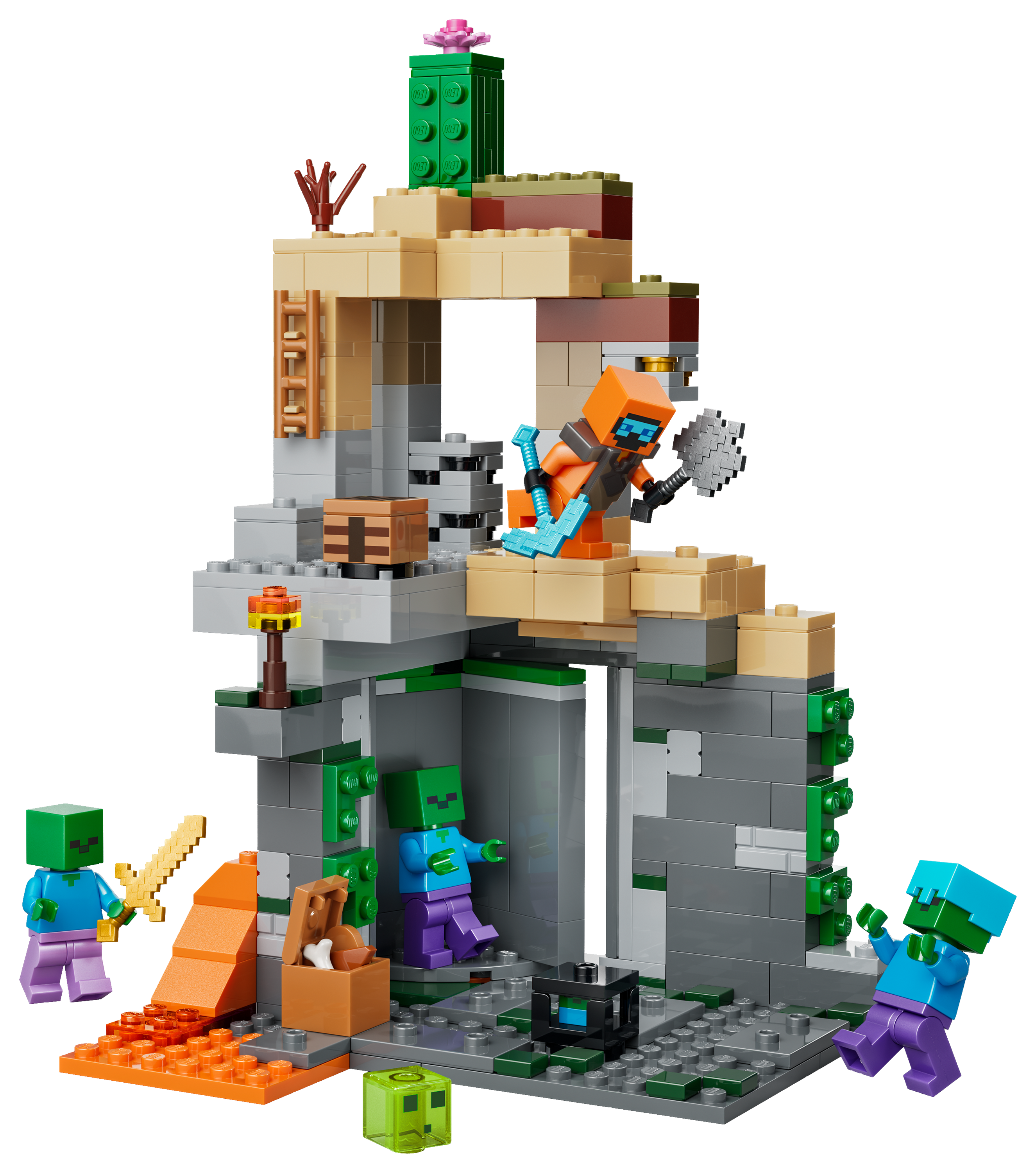 Image of LEGO Minecraft Zombie Dungeon Set