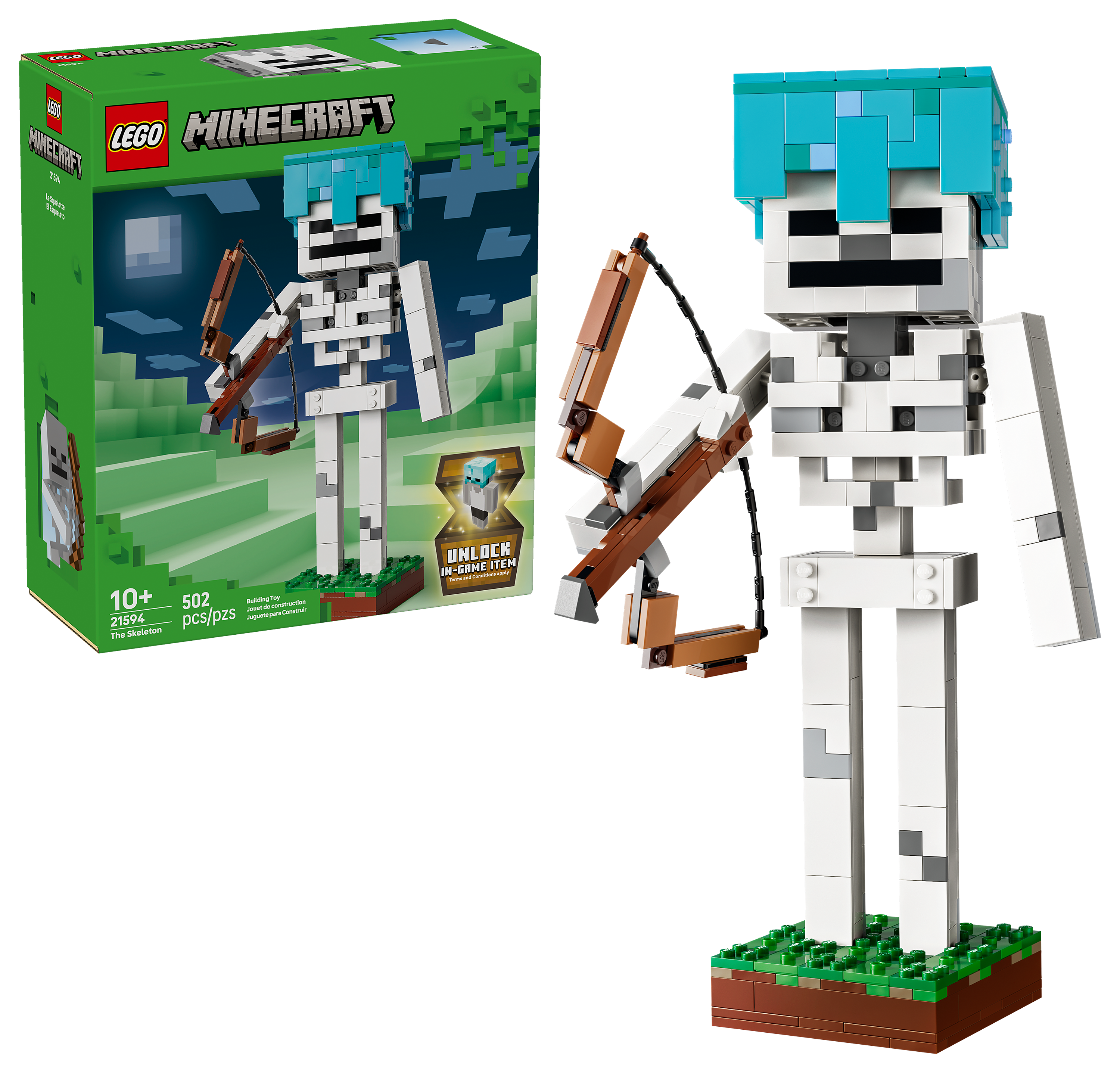Image of LEGO Minecraft The Skeleton Set