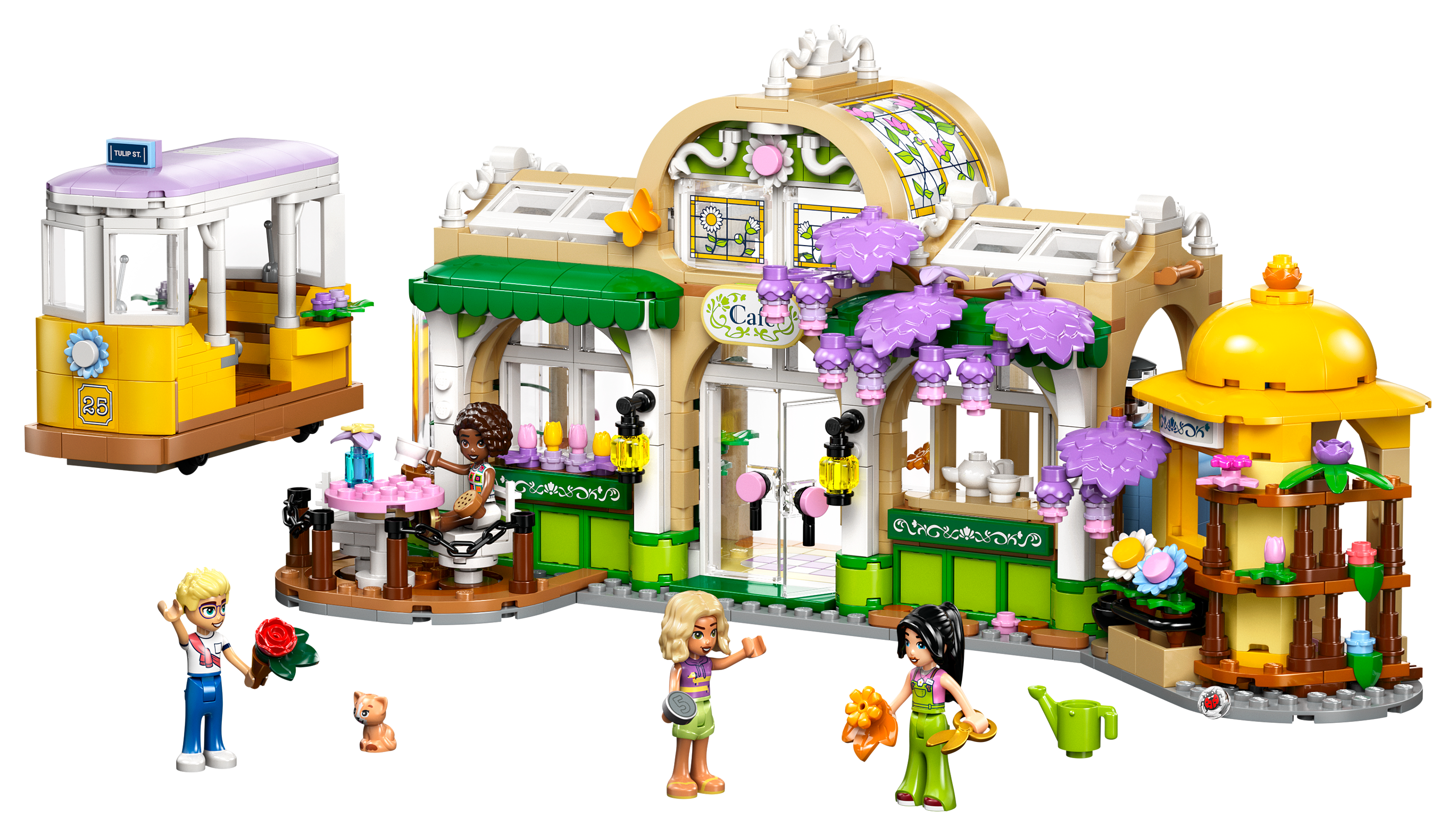 Image of LEGO Friends Plant Cafe & Flower Shop