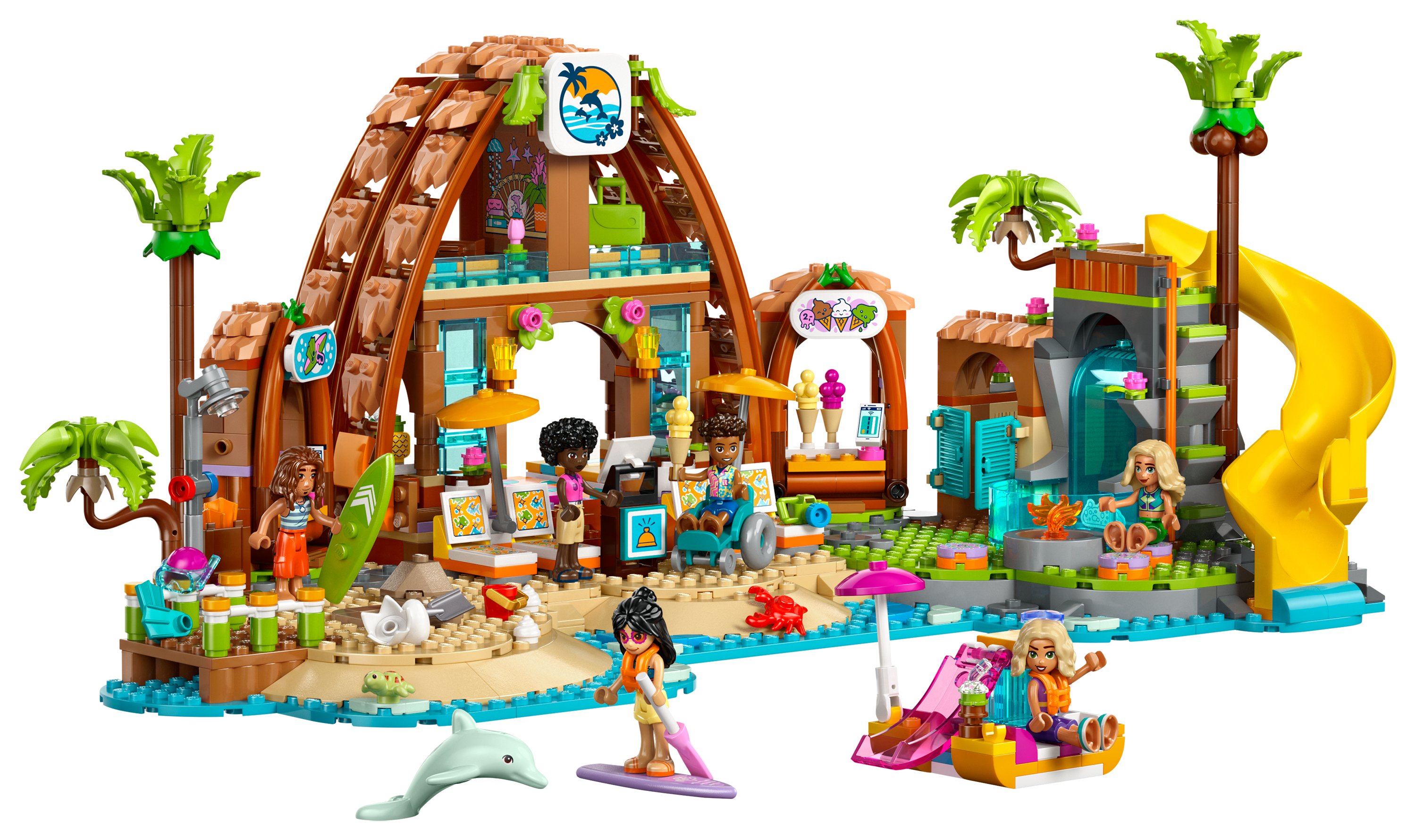 Image of LEGO Friends Family Vacation Beach Resort Set