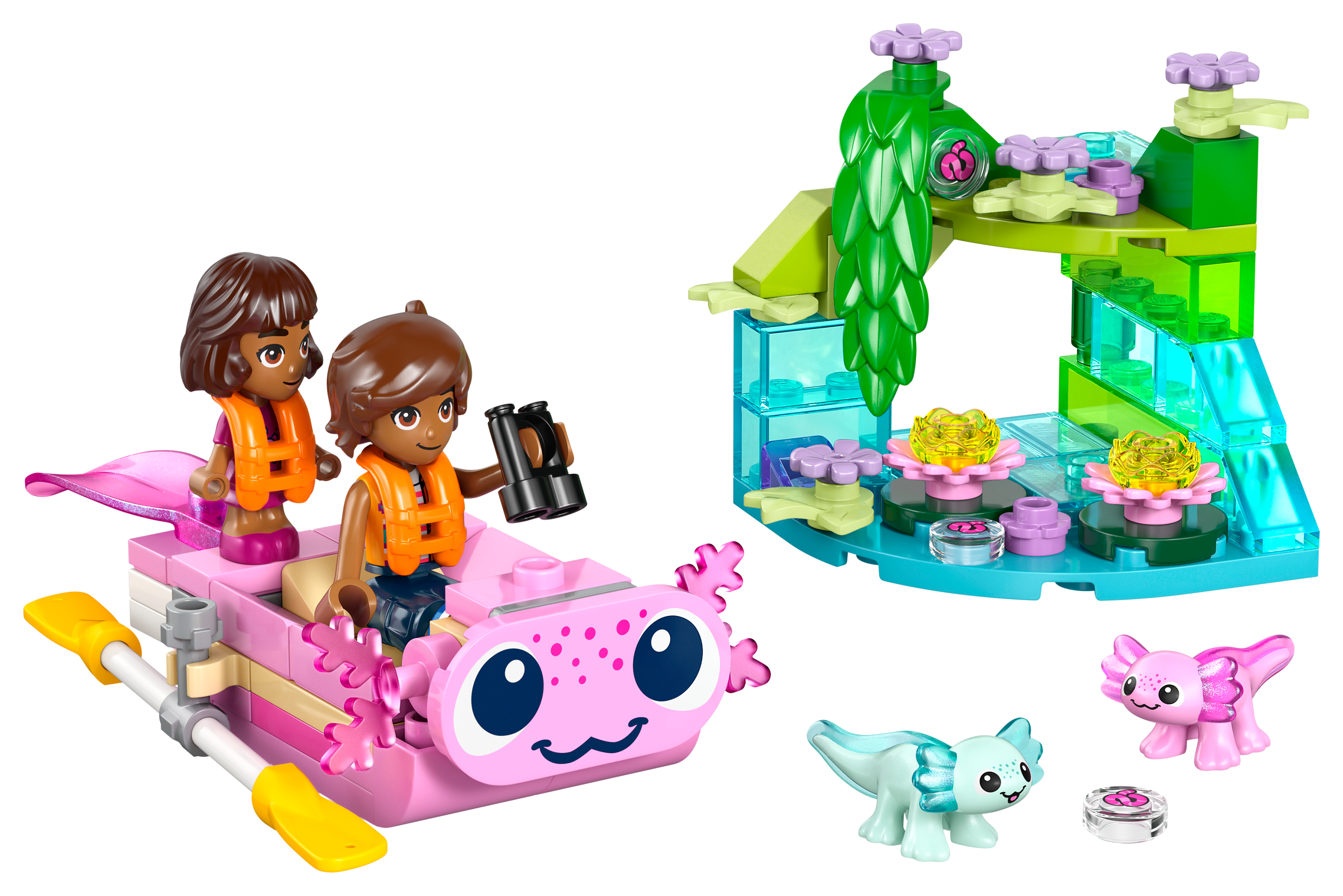 Image of LEGO Friends Axolotl Adventure Boat Set