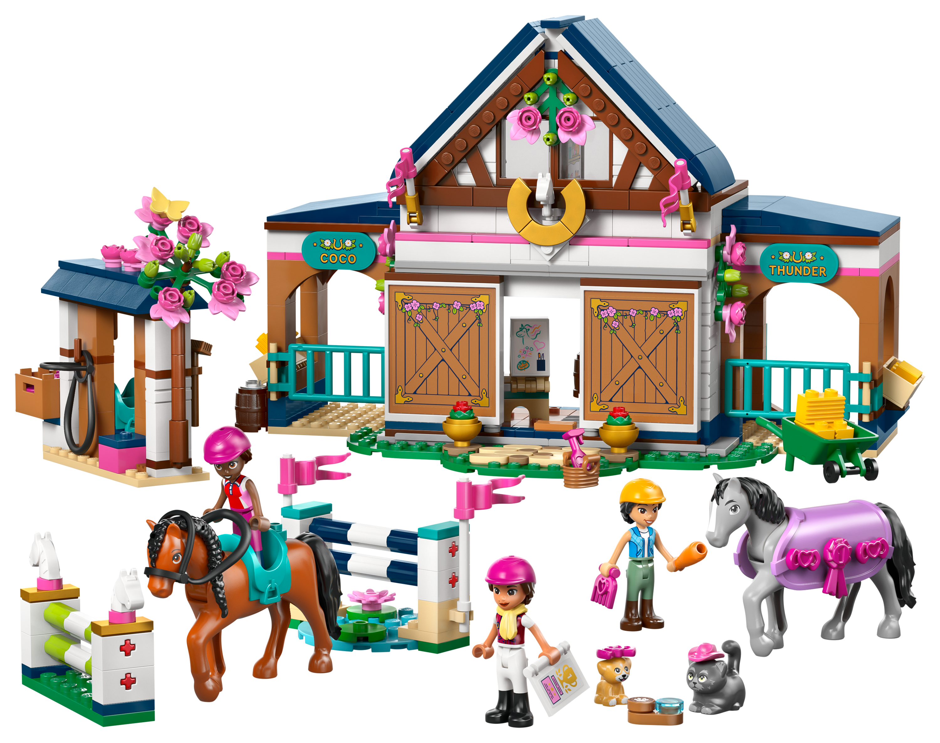 Image of LEGO Friends Horse Stable and Riding Academy Set