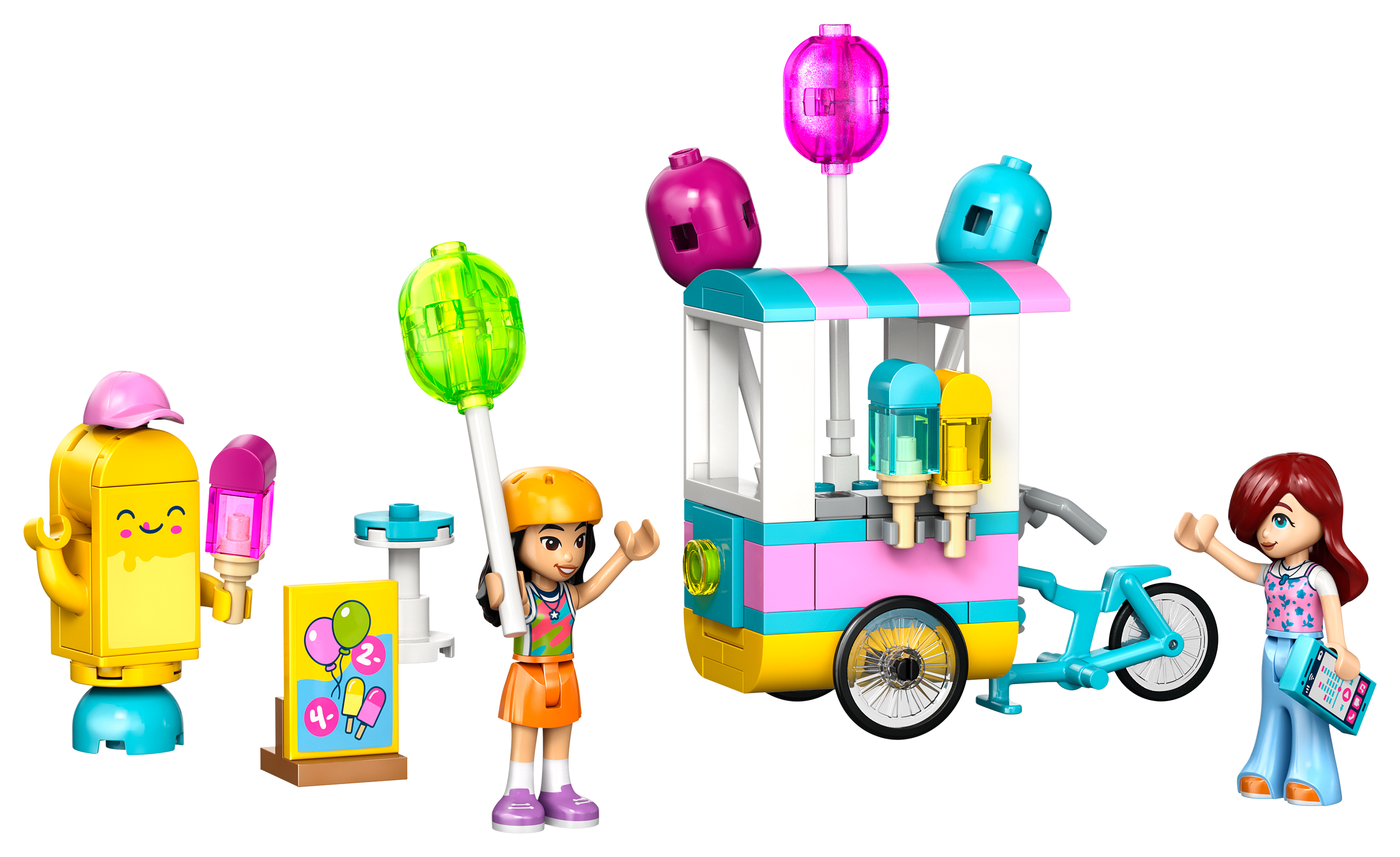 Image of LEGO Friends Ice Cream and Ballon Stand Set