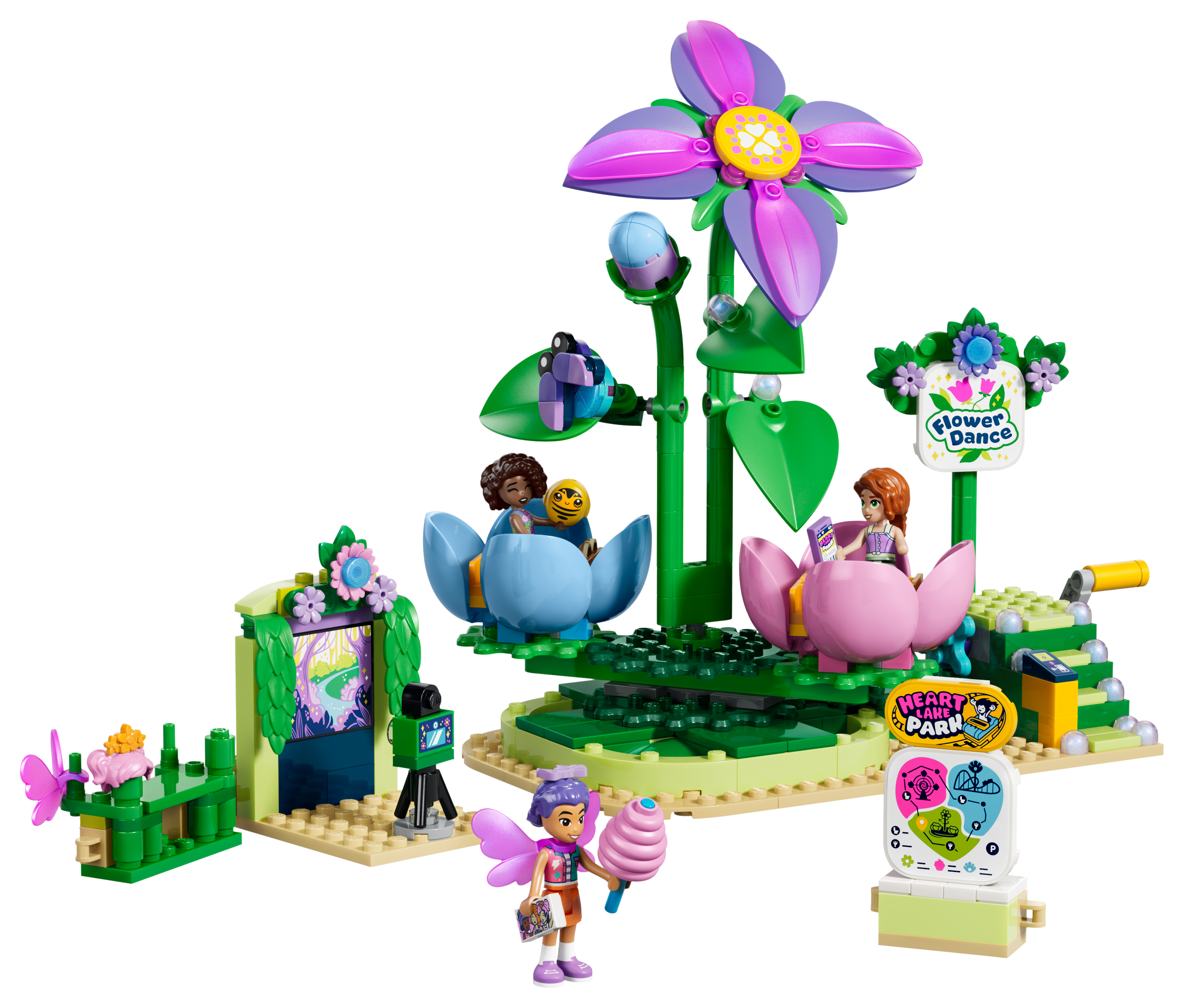 Image of LEGO Friends Spinning Flower and Fairy Teacup Ride Set