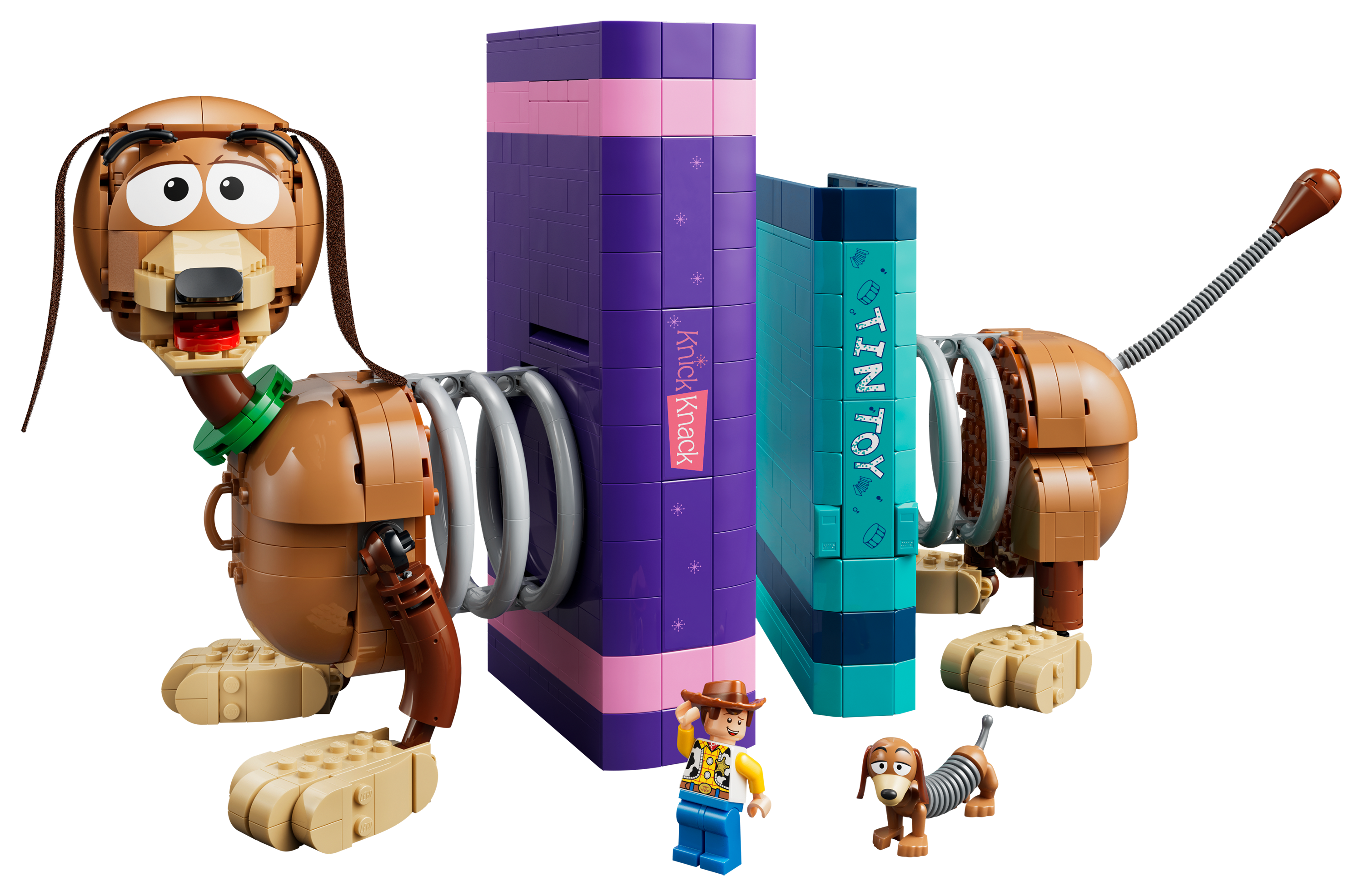 Image of LEGO Disney Toy Story Slinky Dog Bookends Set