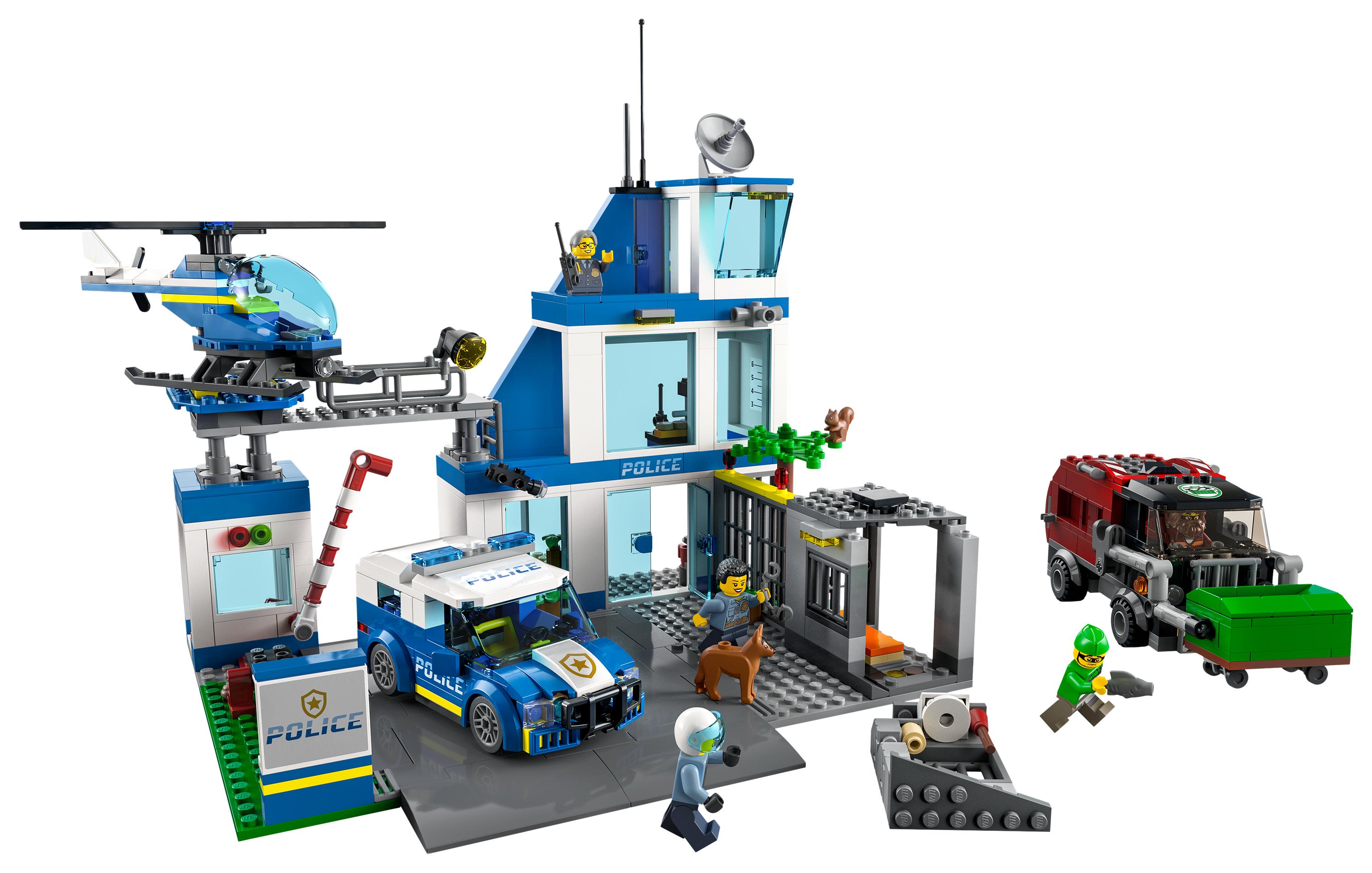 Image of LEGO City Police Station Set