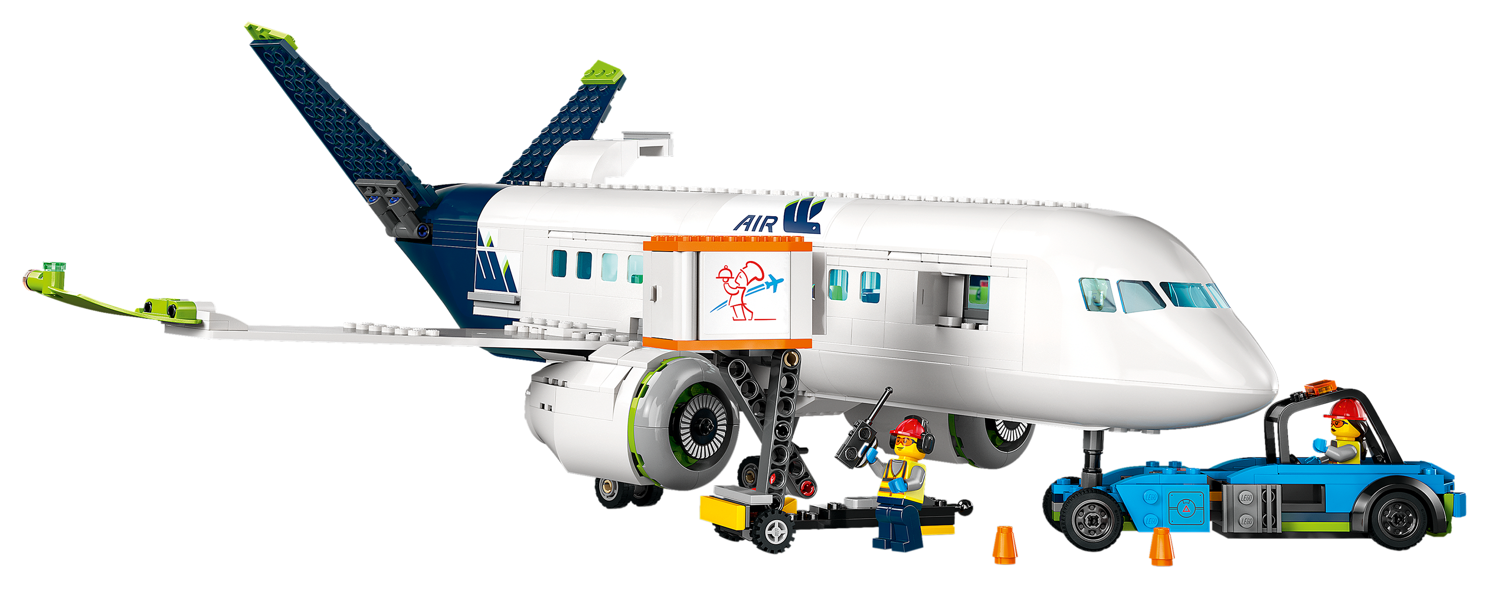 Image of LEGO City Passenger Airplane Set