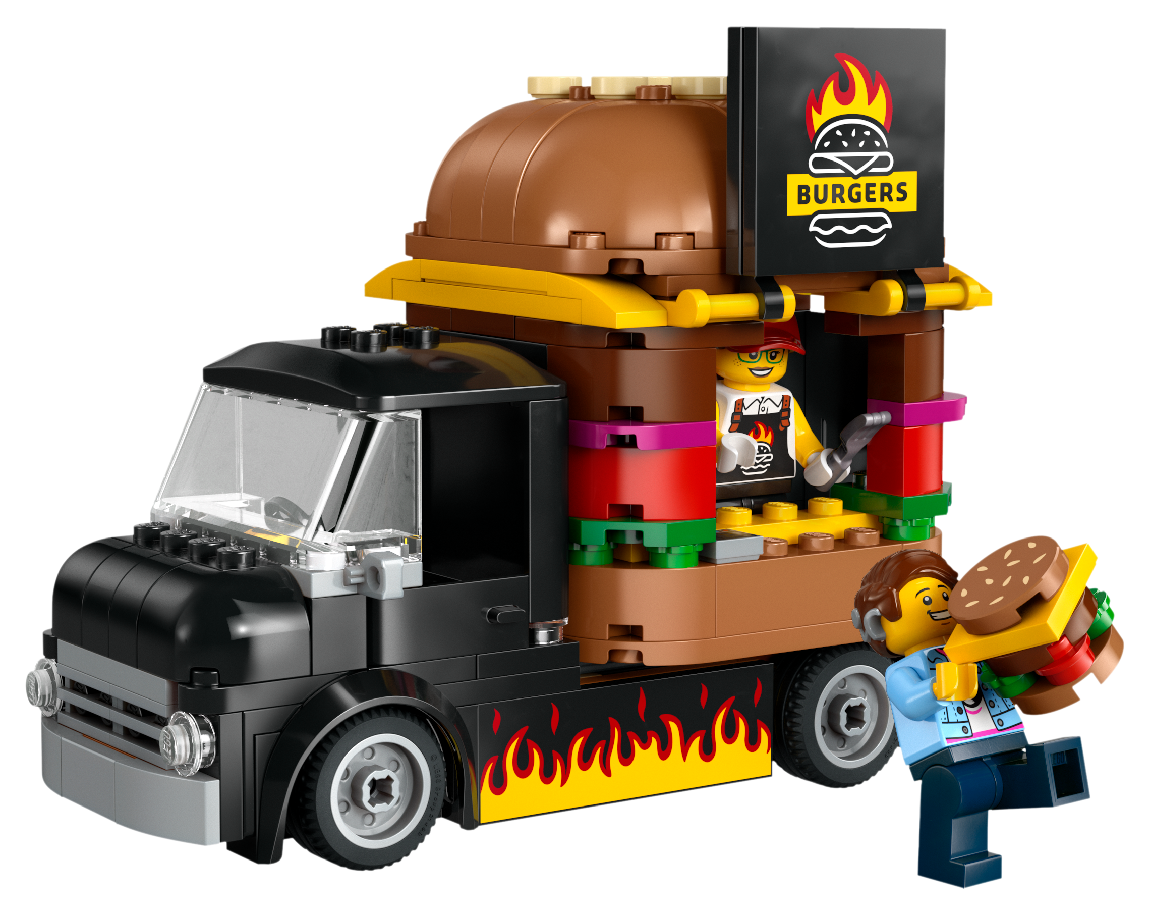 Image of LEGO City Burger Truck Set