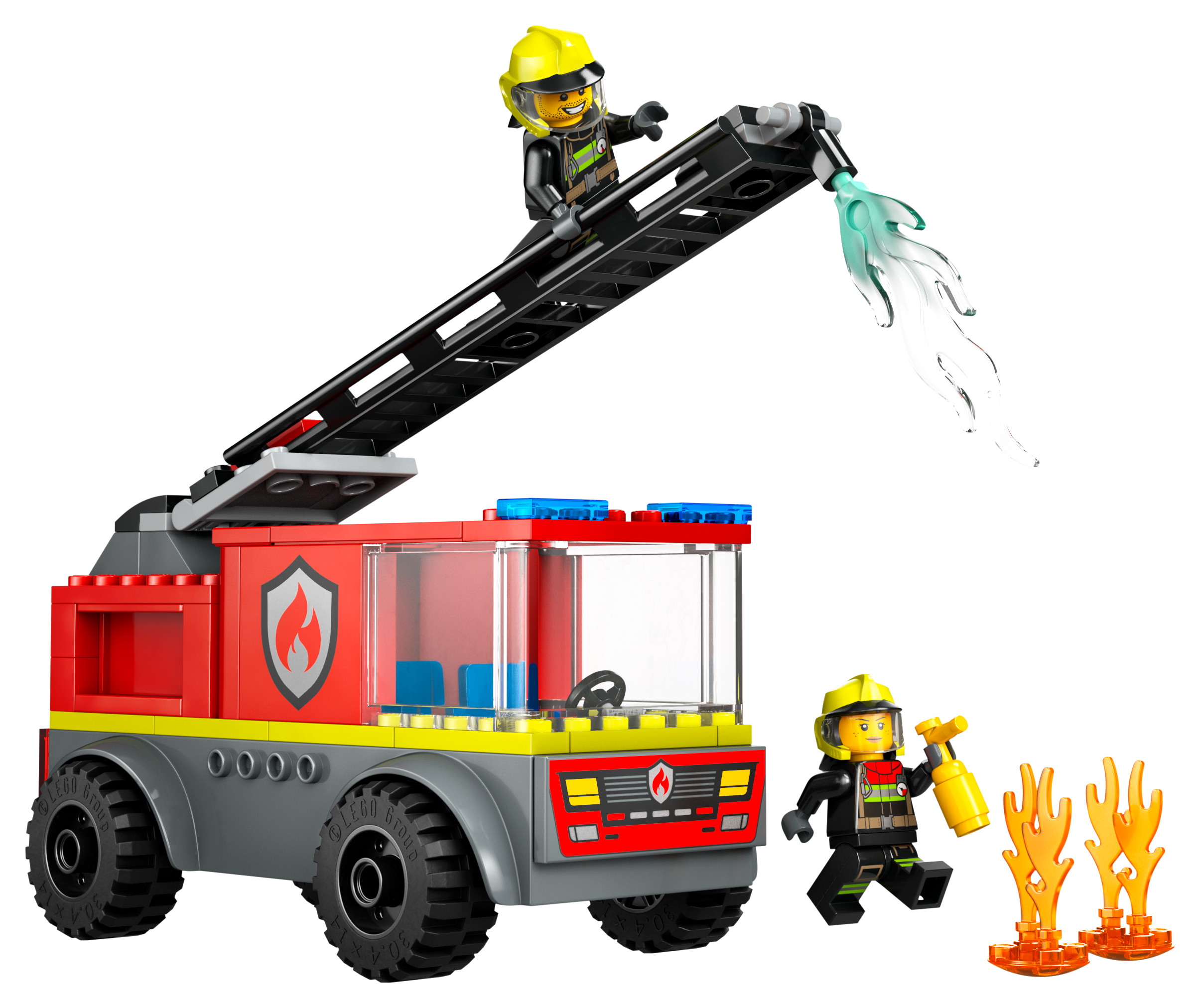 Image of LEGO City Fire Ladder Truck Set