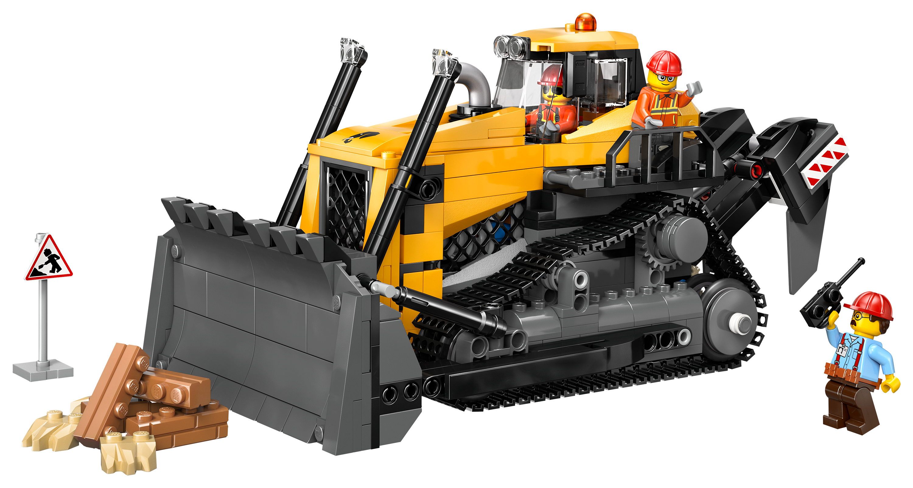 Image of LEGO City Yellow Bulldozer Set