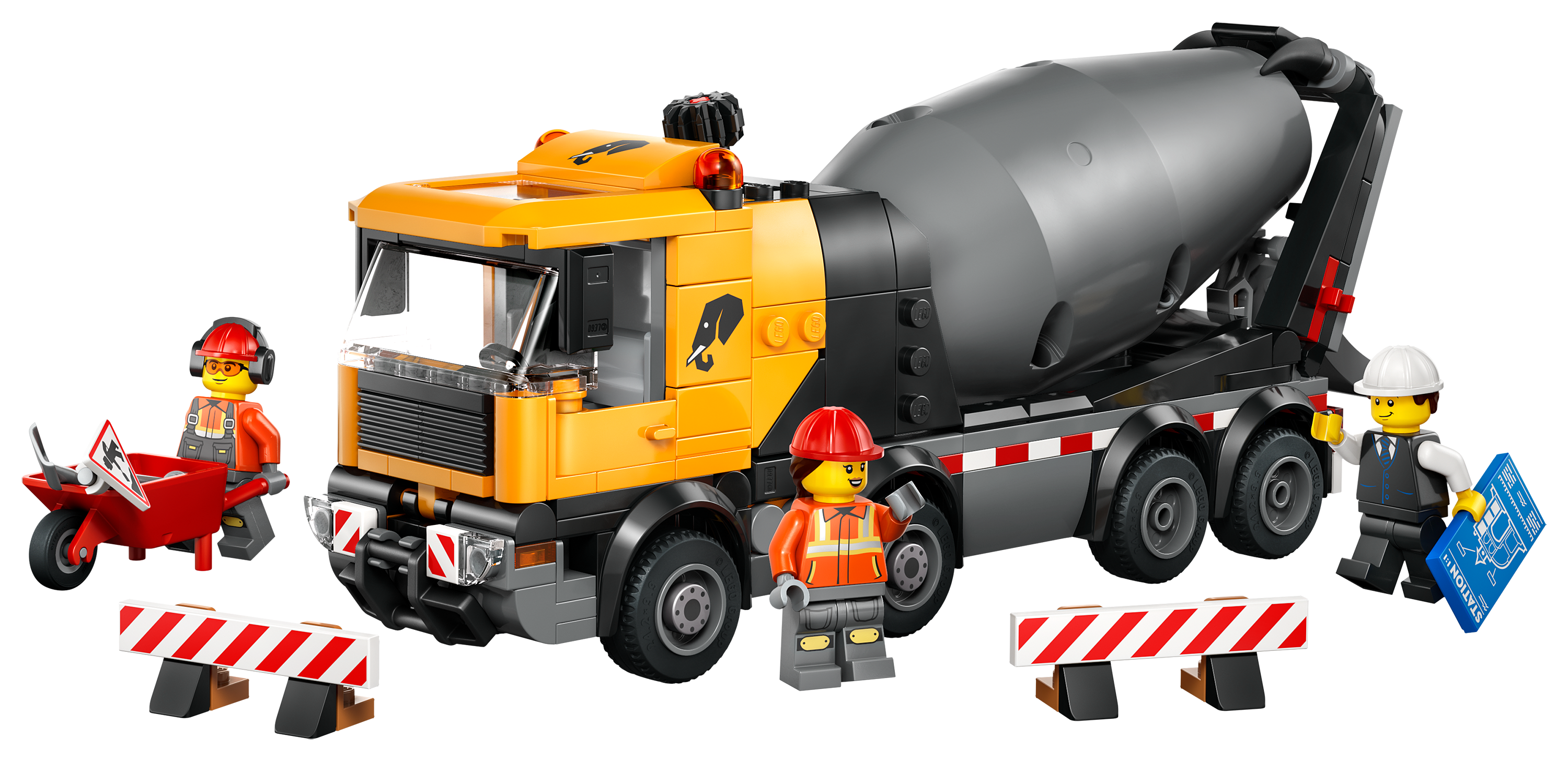 Image of LEGO City Cement Mixer Set