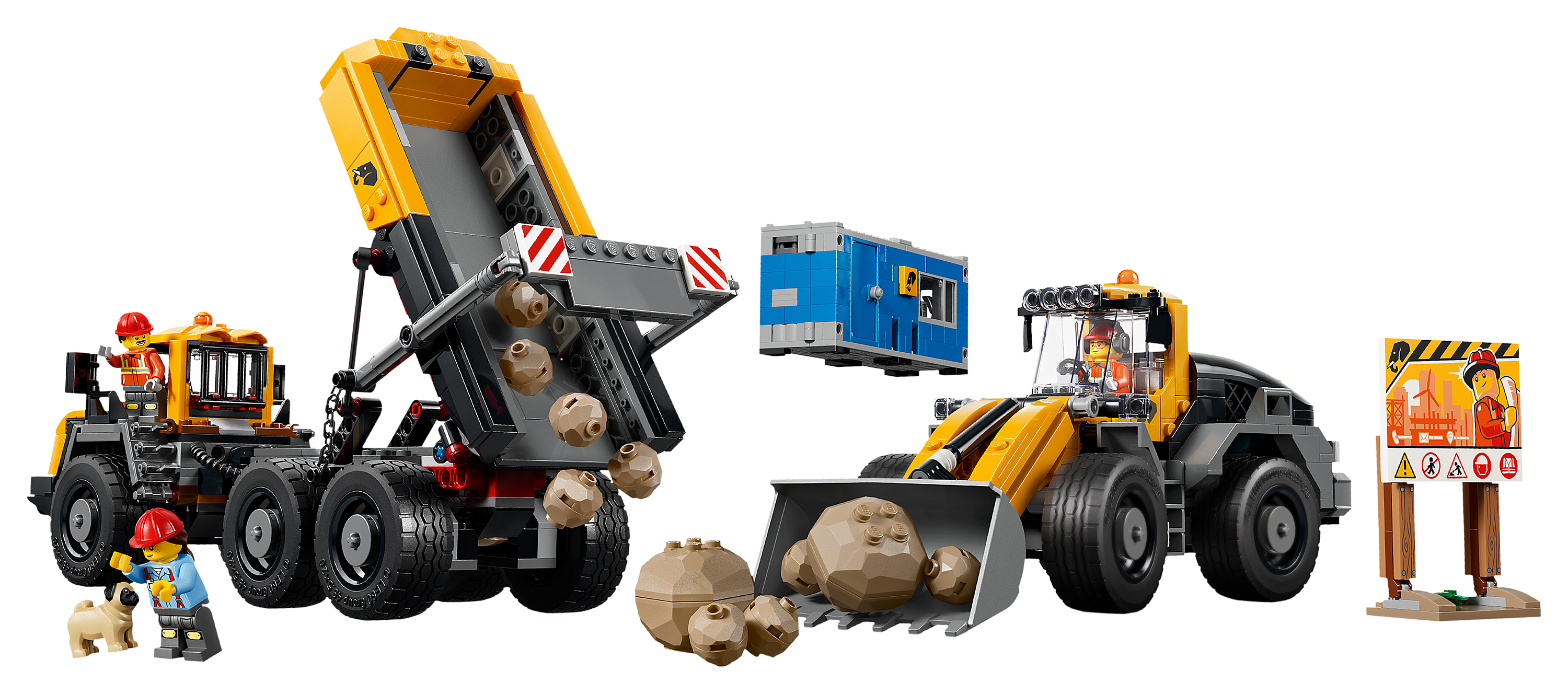 Image of LEGO City Dump Truck & Front End Loader Set