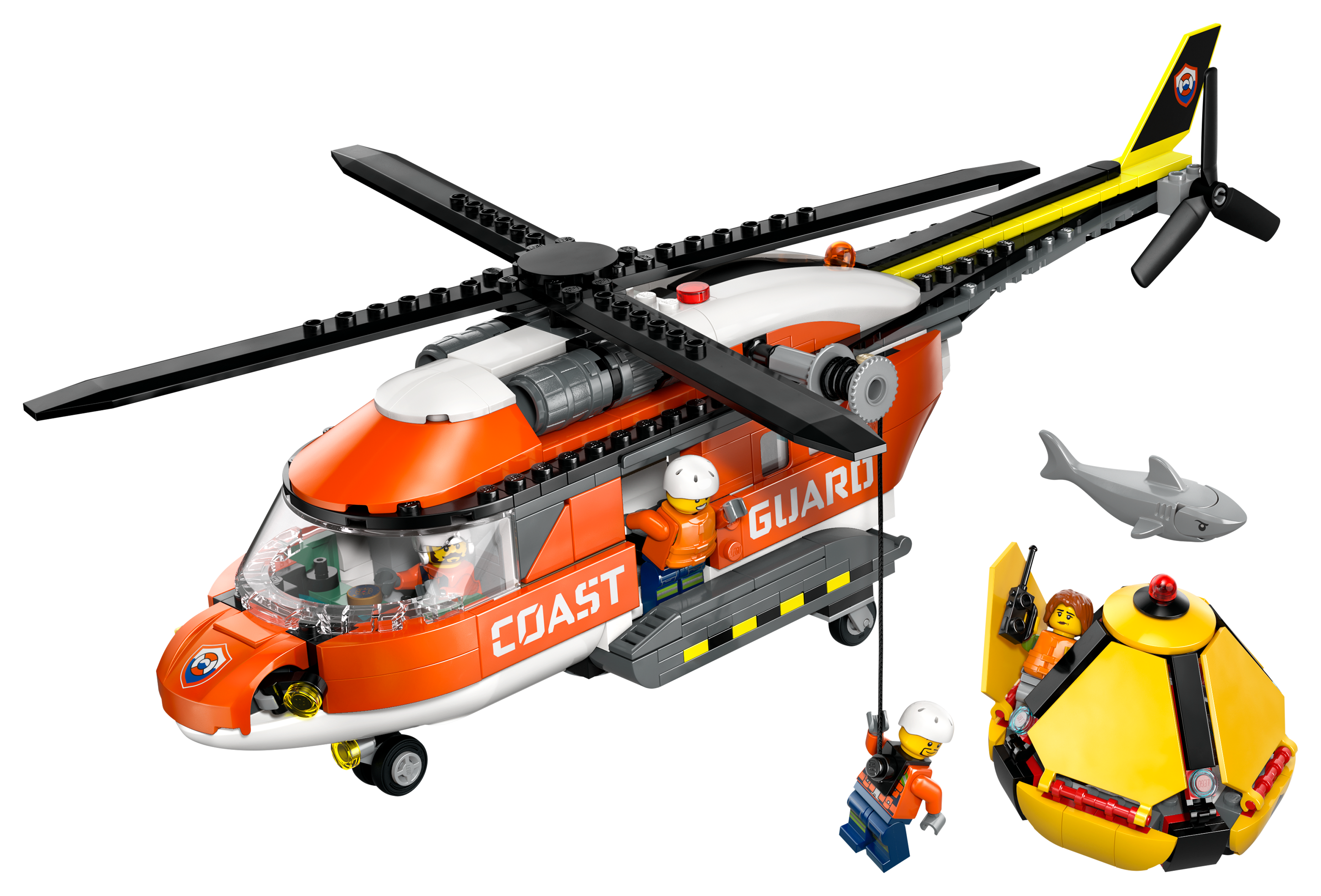 Image of LEGO City Coast Guard Helicopter Set