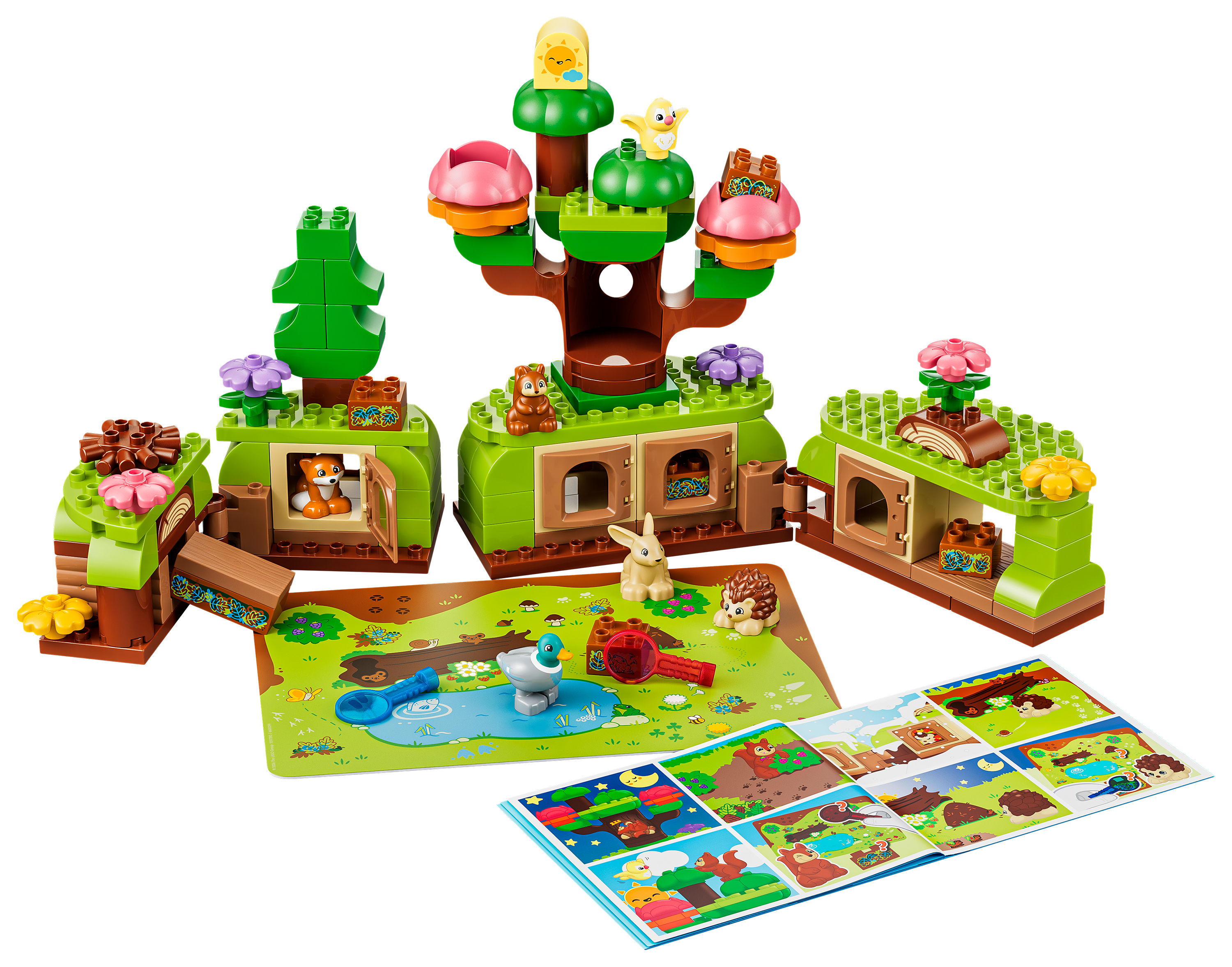 Image of LEGO Duplo Discovery Forest with Wild Animals Set