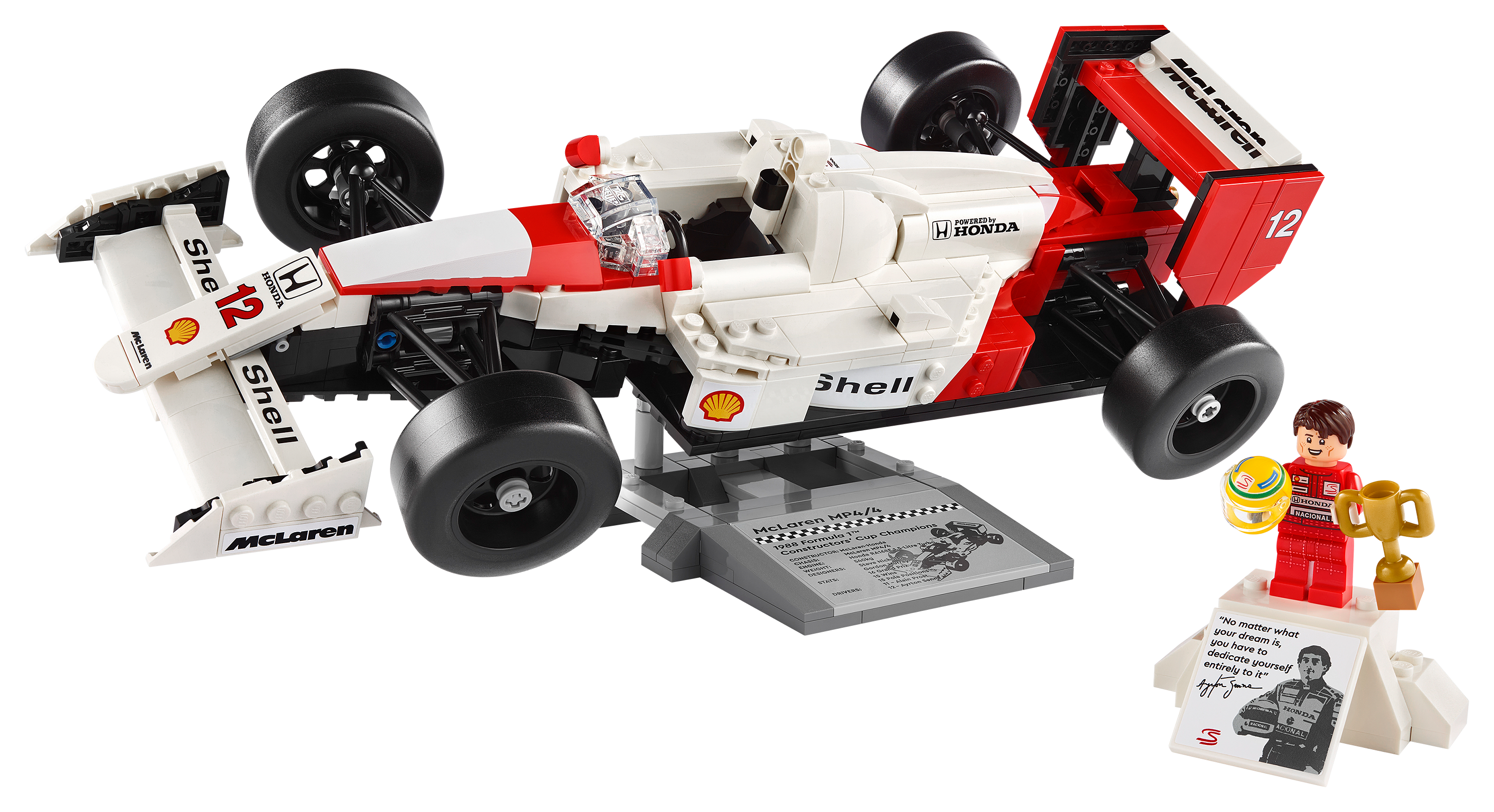 Image of LEGO Icons McLaren MP4/4 & Ayrton Senna Set