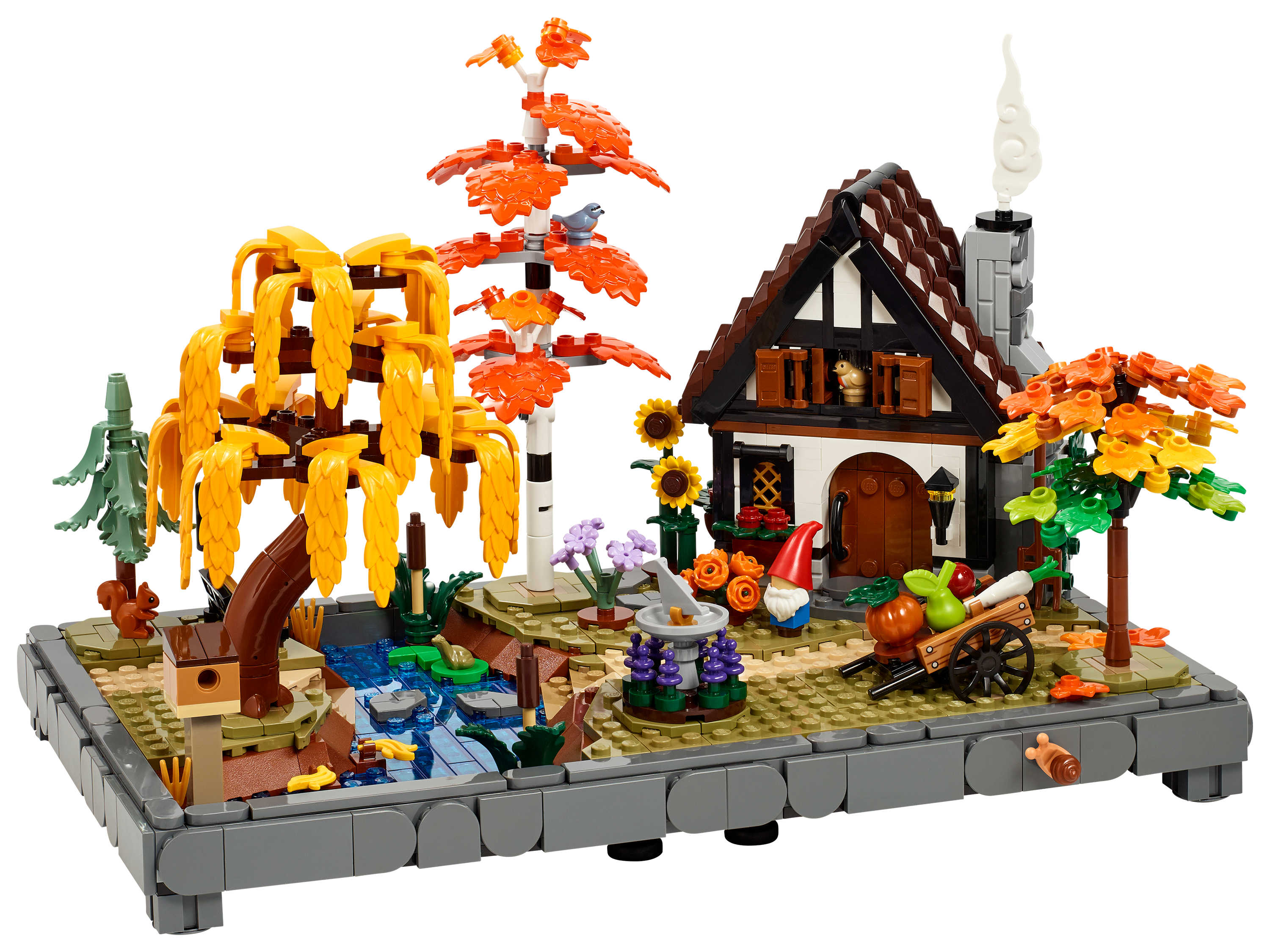 Image of LEGO Icons Autumn Cottage Garden Set
