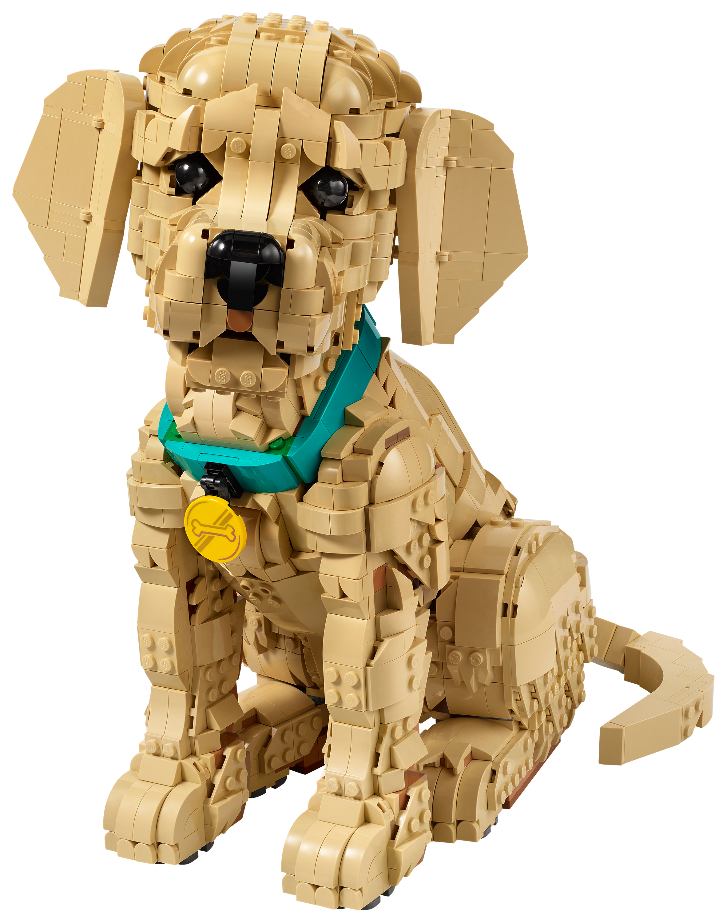 Image of LEGO Icons Golden Retriever Puppy Set