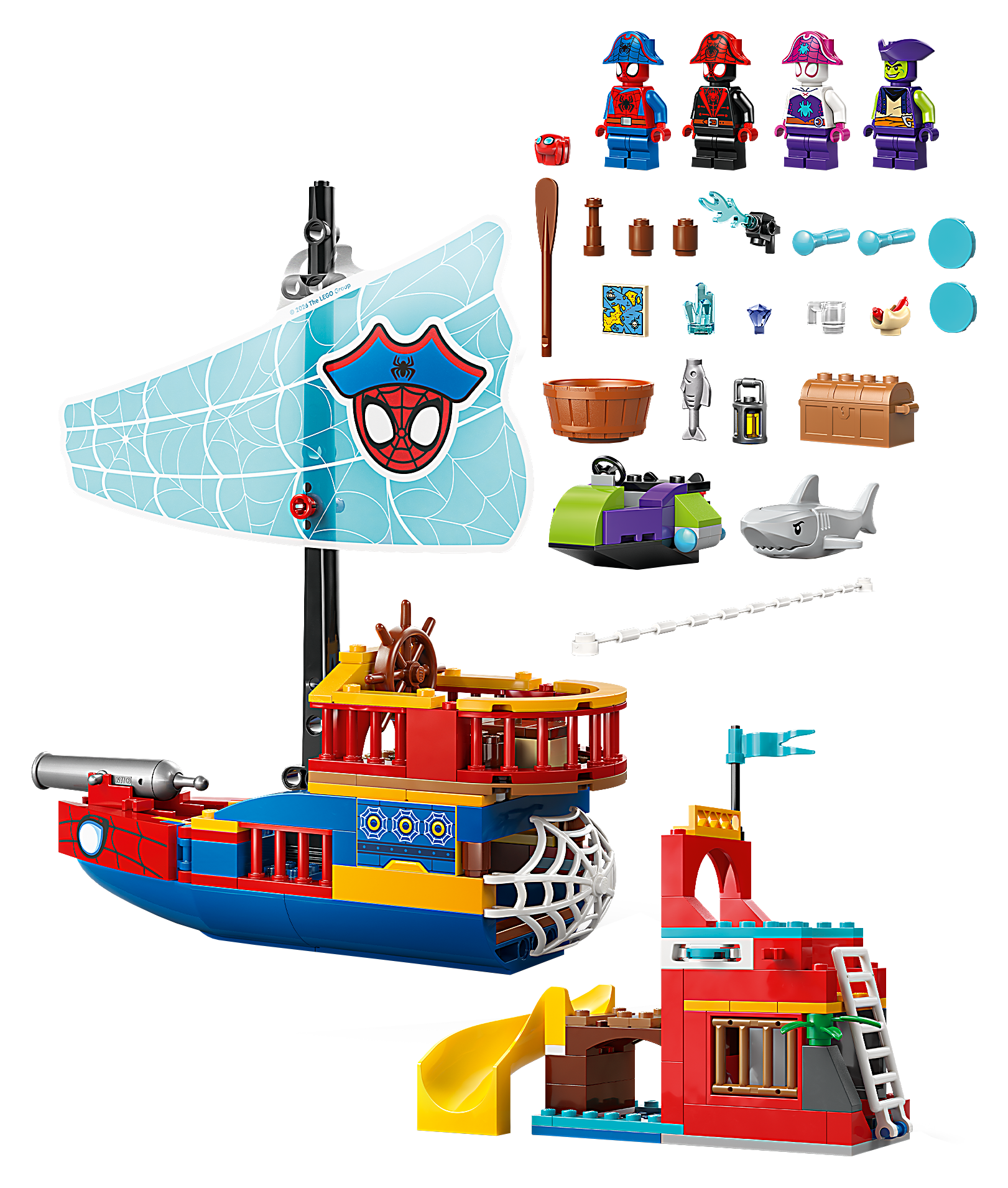 Image of LEGO Marvel Team Spidey Pirate Ship Set