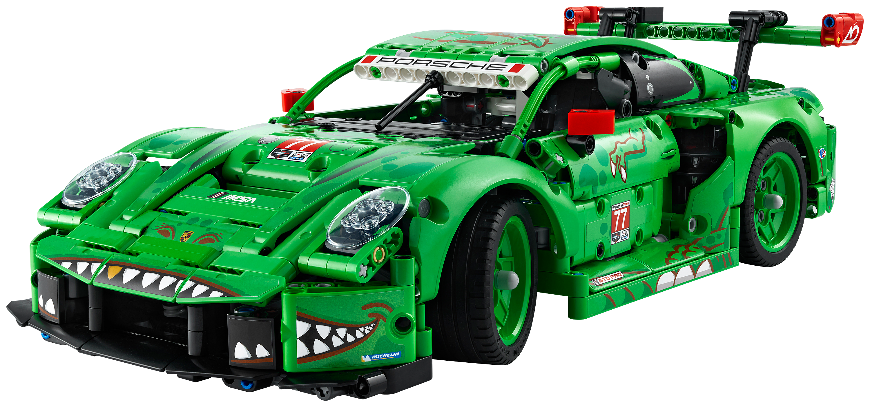 Image of LEGO Technic Porsche 911 GT3 Rexy AO Racing Car Set