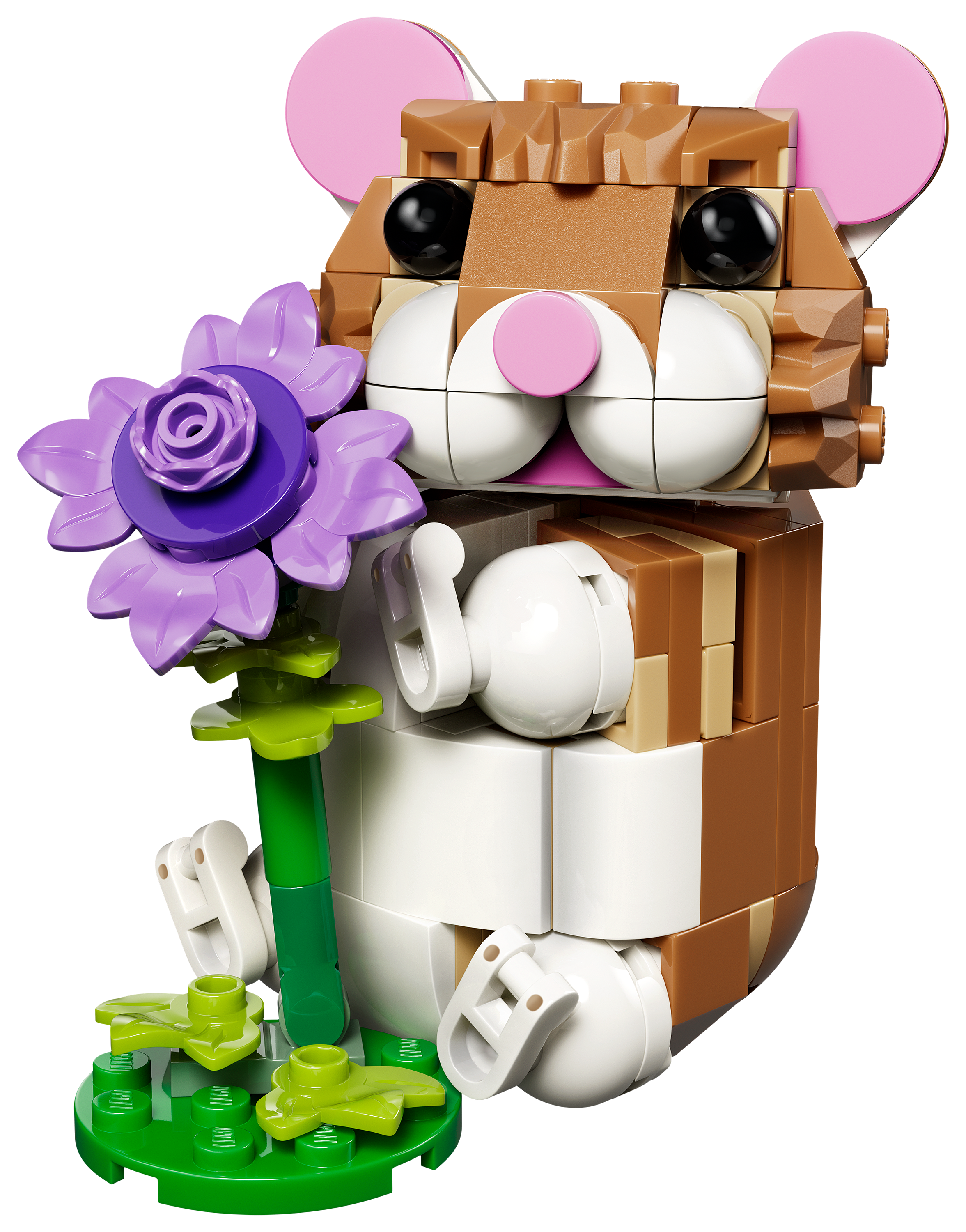 Image of LEGO Creator 3-in-1 Cute Hamster with a Flower Set