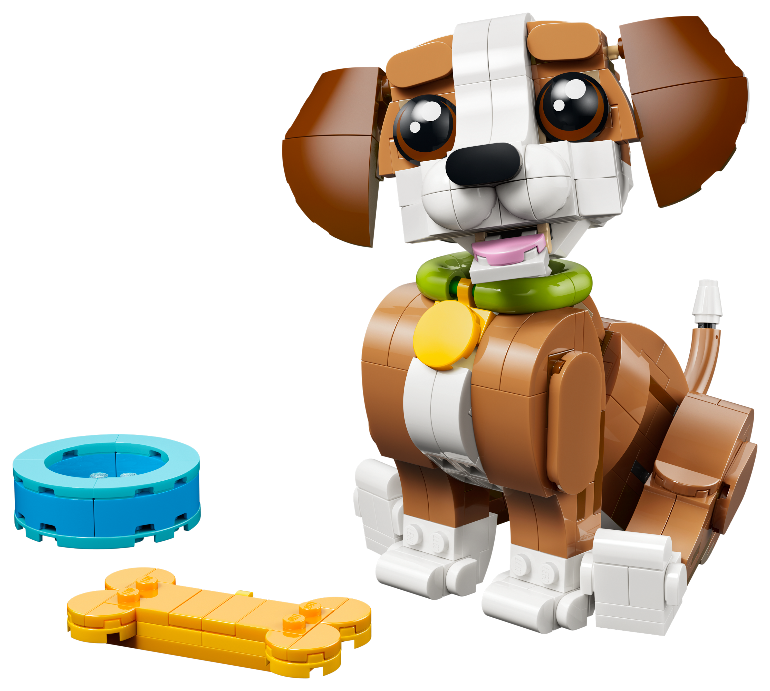 Image of LEGO Creator 3-in-1 Cute Animals: Playful Puppy Dog Set