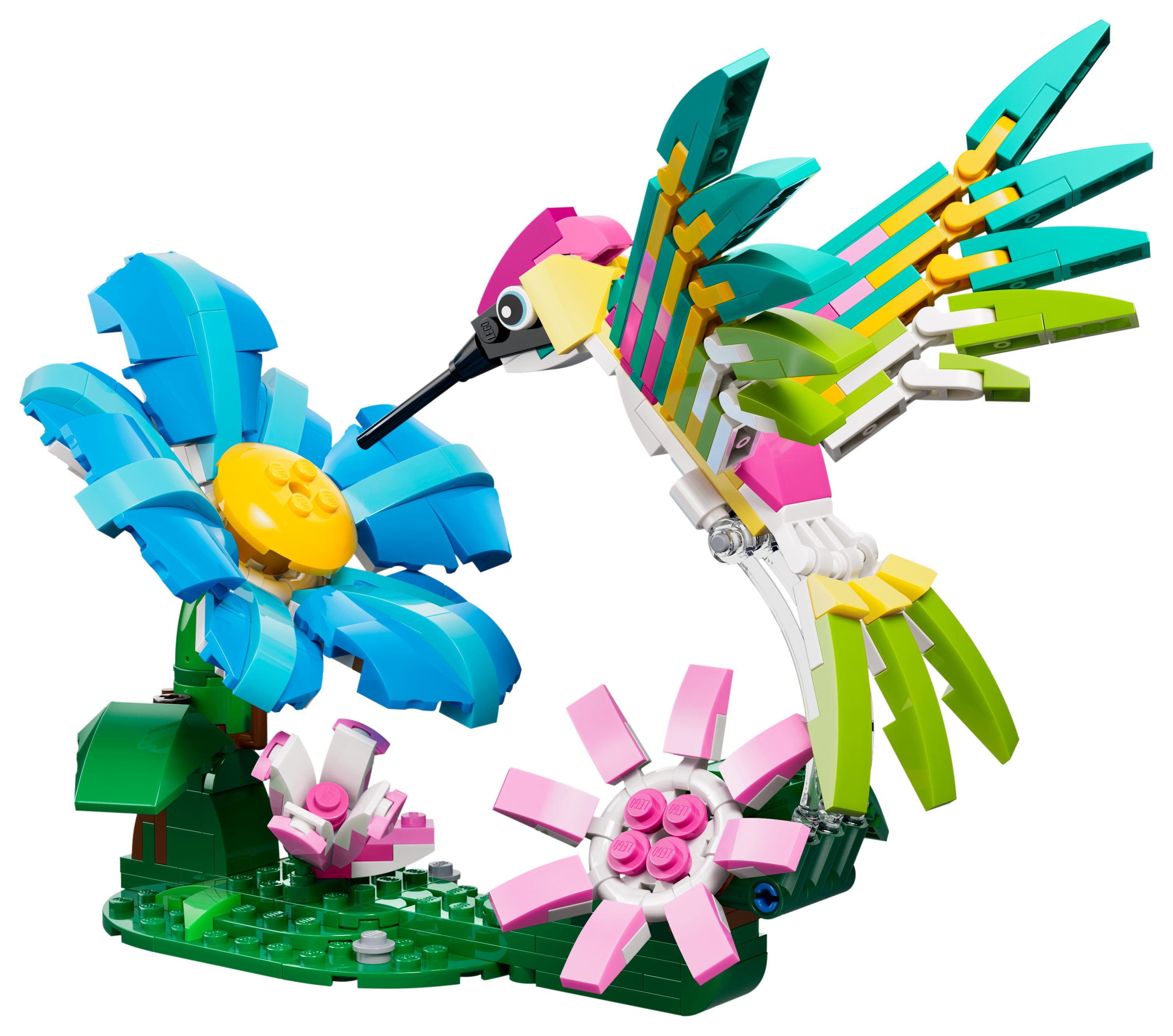 Image of LEGO Creator 3-in-1 Wild Animals: Colorful Hummingbird Set