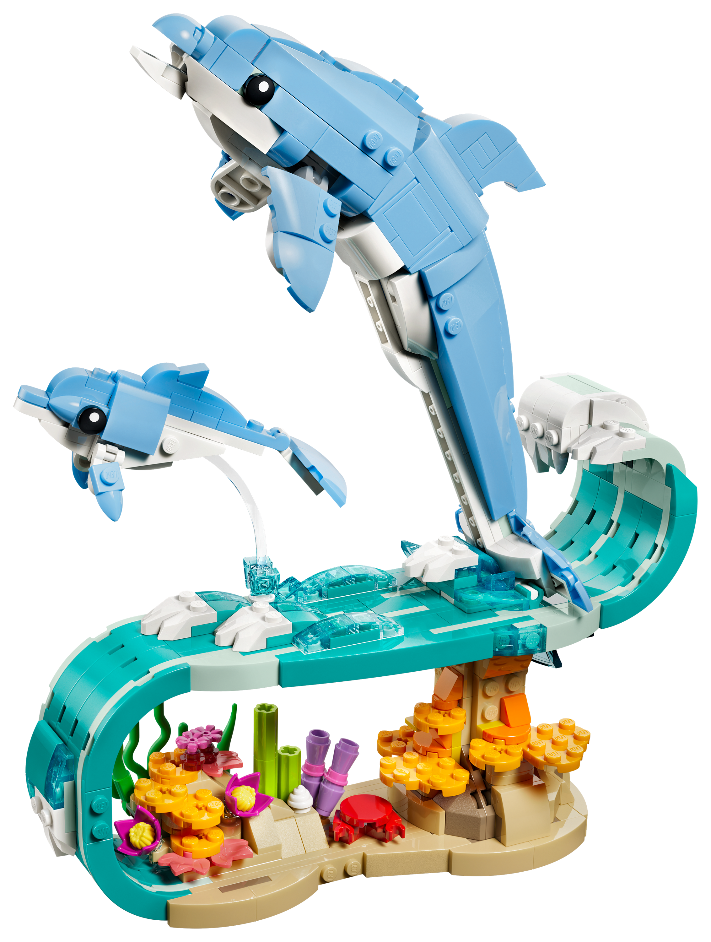 Image of LEGO Creator 3-in-1 Sea Animals: Beautiful Dolphins Set