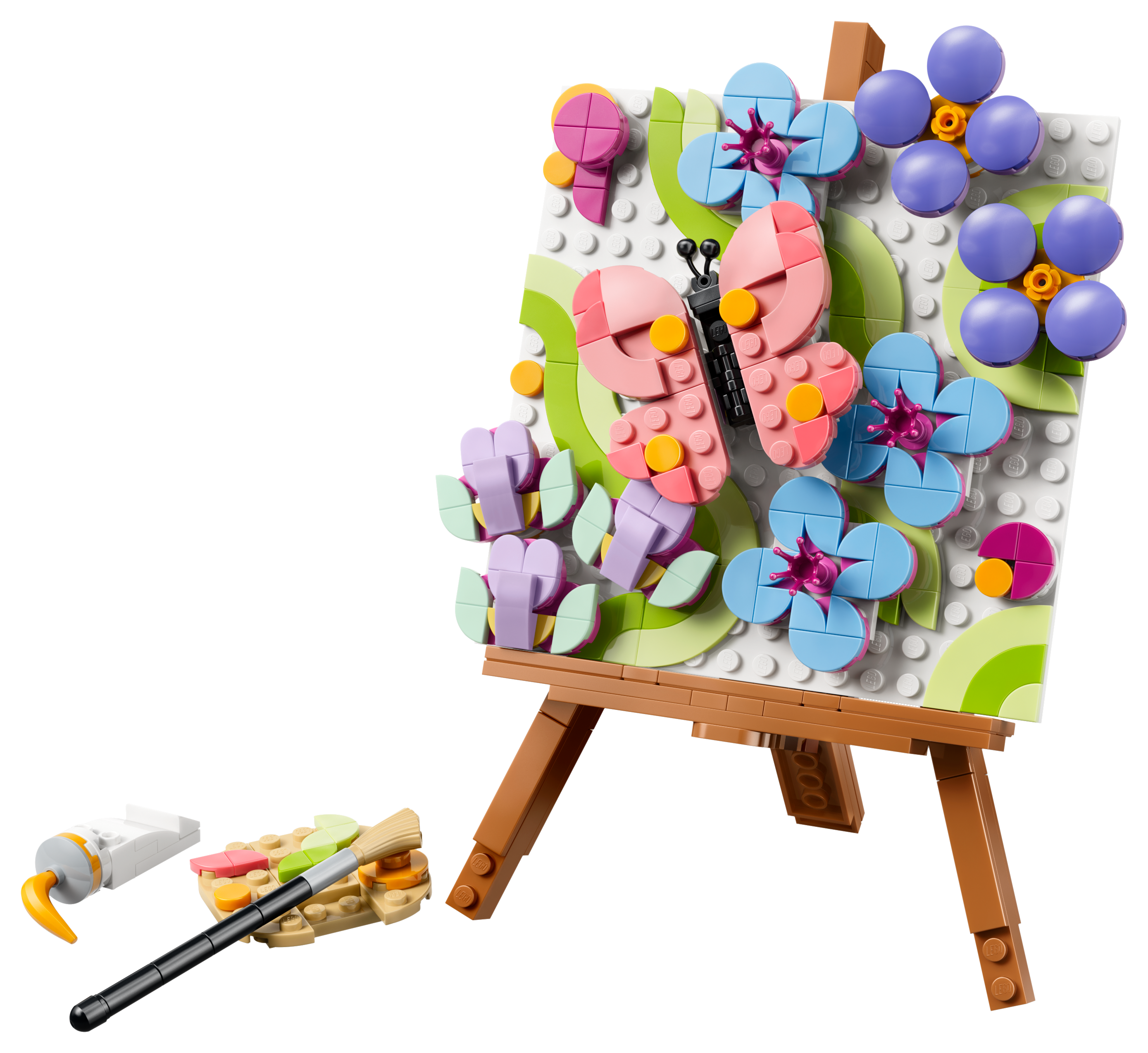 Image of LEGO Creator 3-in-1 Floral Art Decor Painting Set