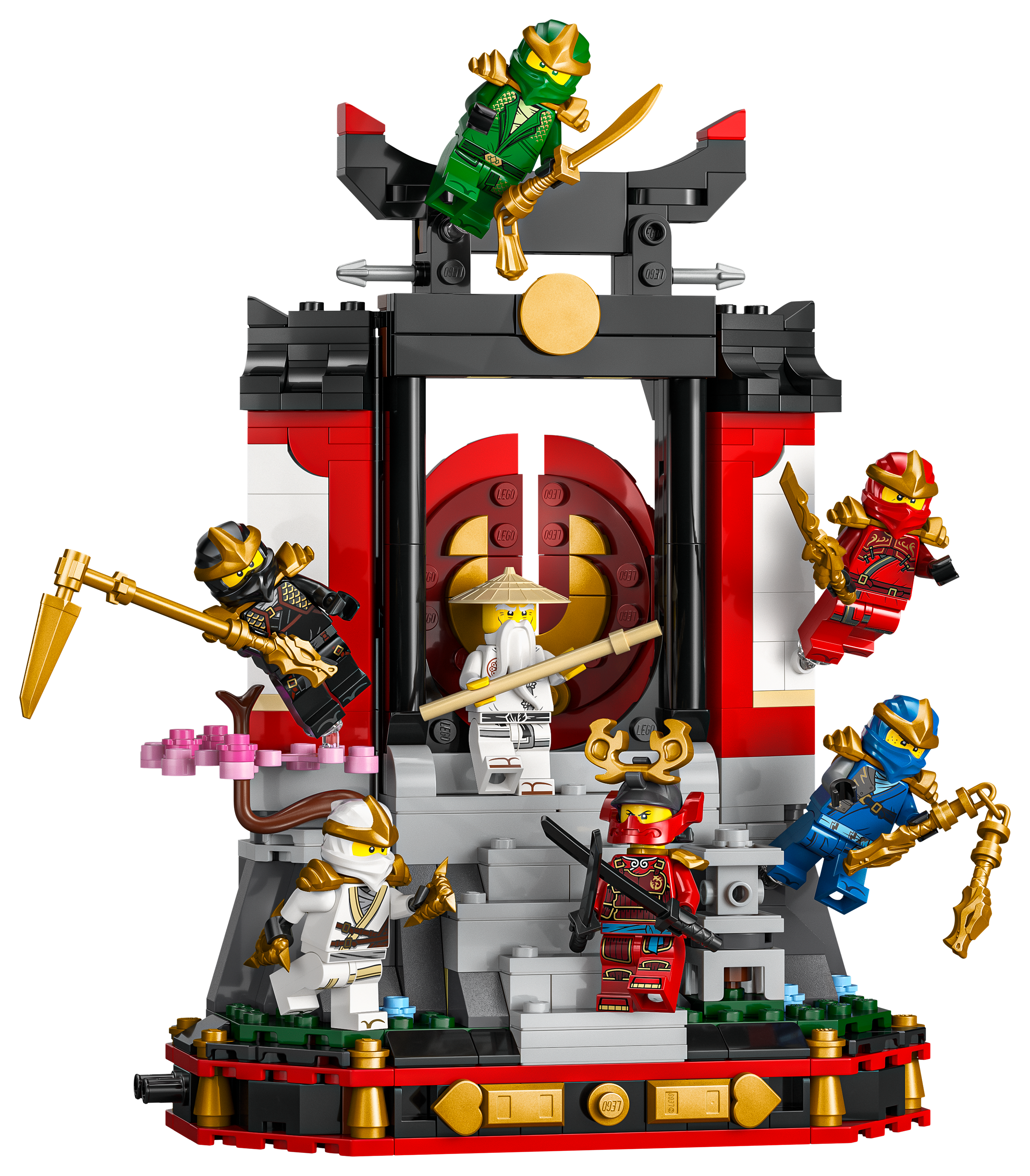 Image of LEGO Ninjago Ninja Character Display 15th Anniversary Set