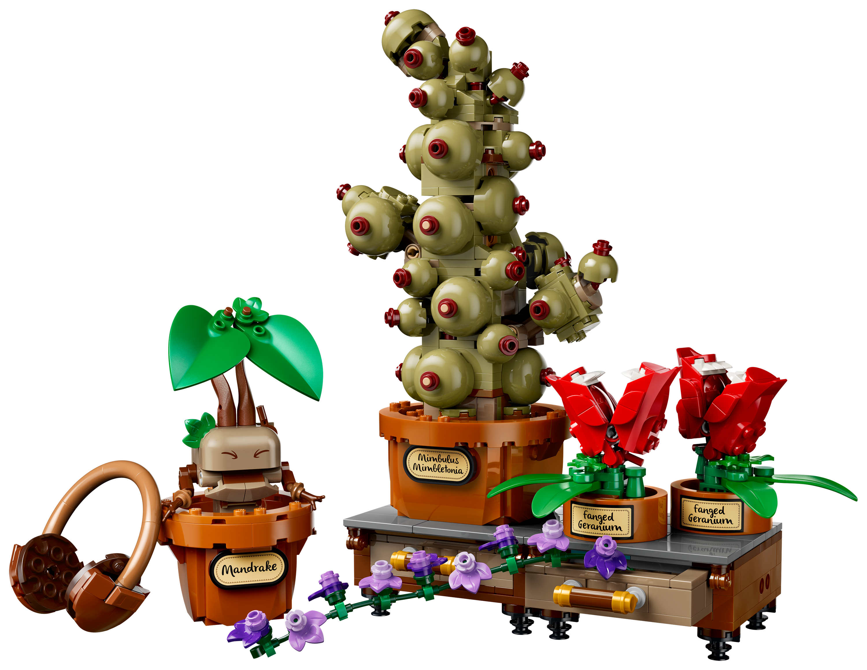 Image of LEGO Harry Potter Hogwarts Herbology Plants