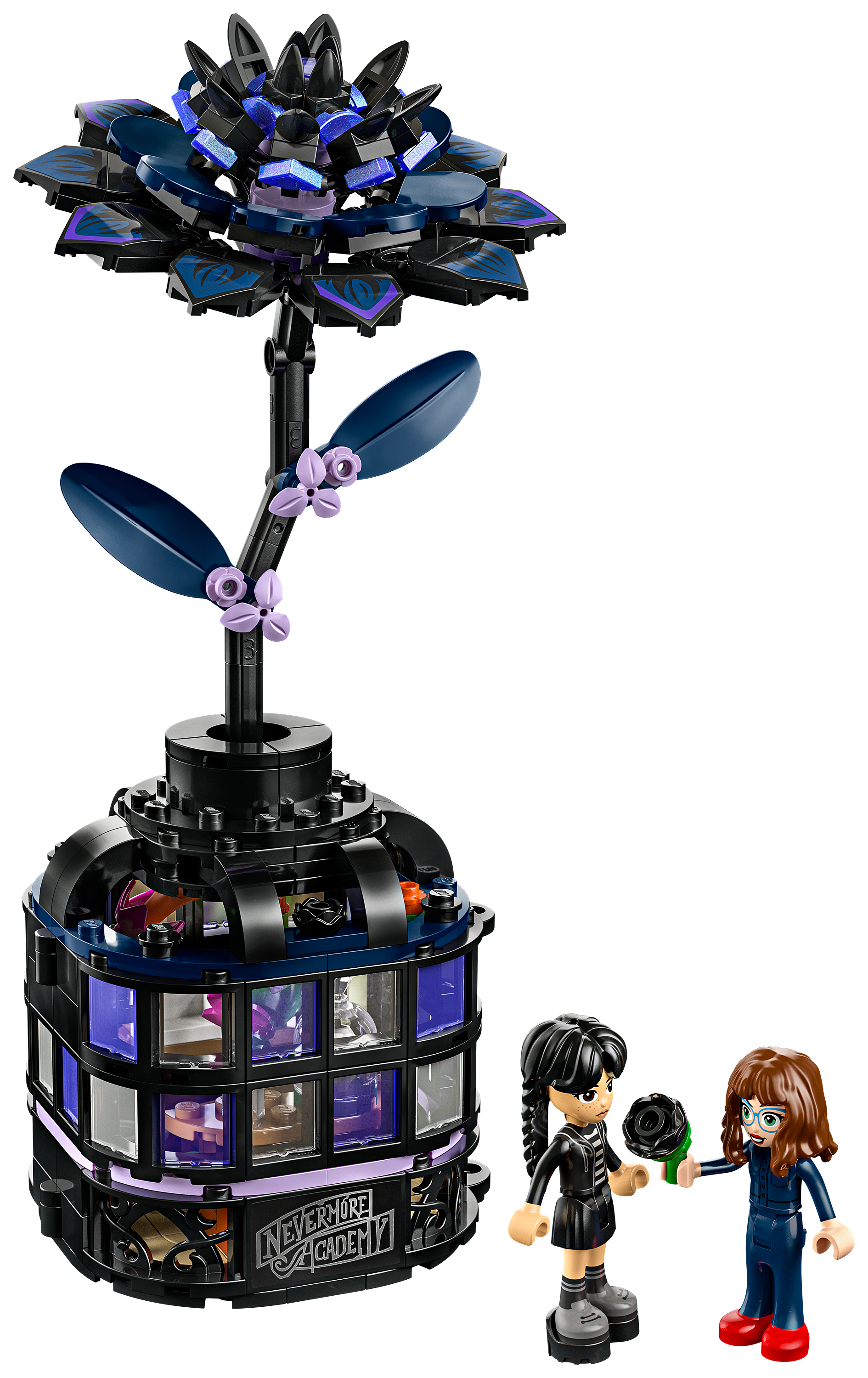 Image of LEGO Wednesday Black Dahlia Flower Set