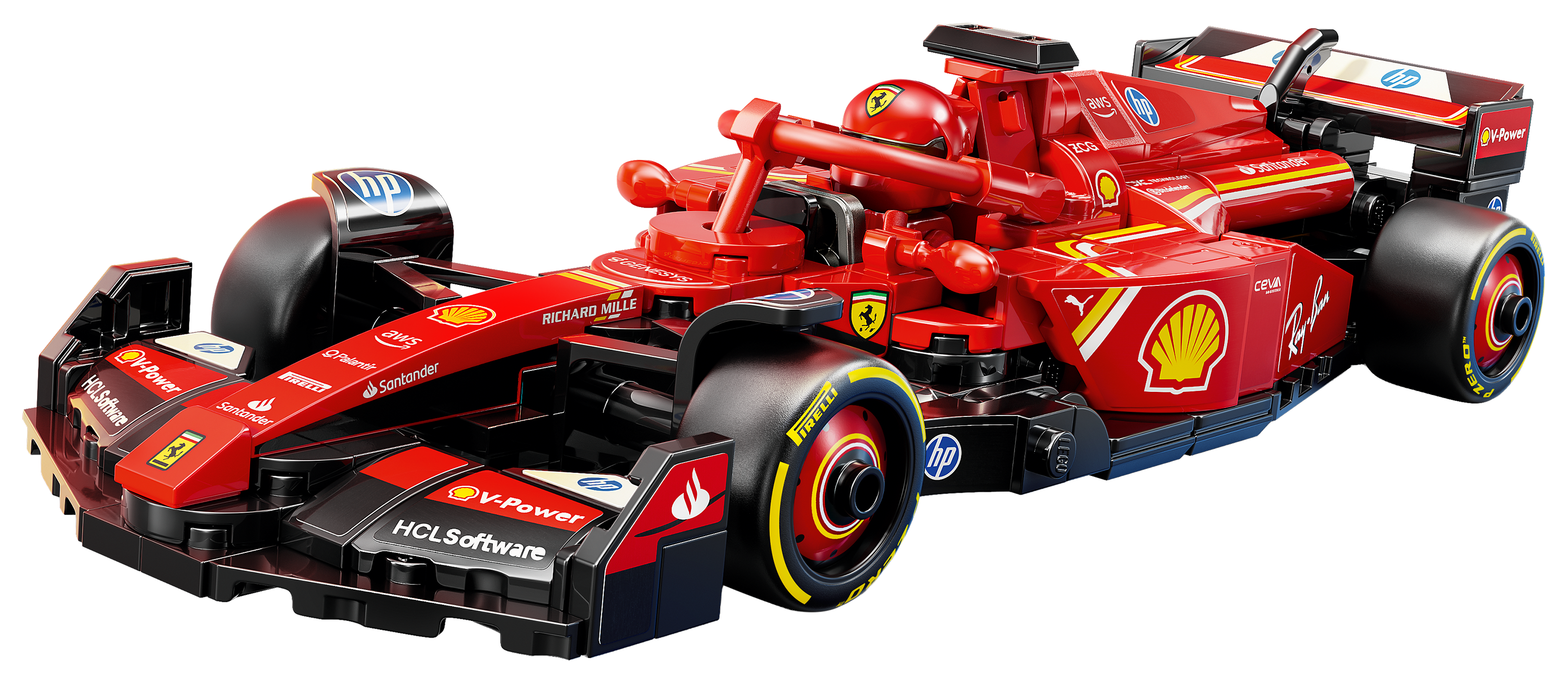 Image of LEGO Speed Champions Ferrari SF-24 F1 Race Car Set