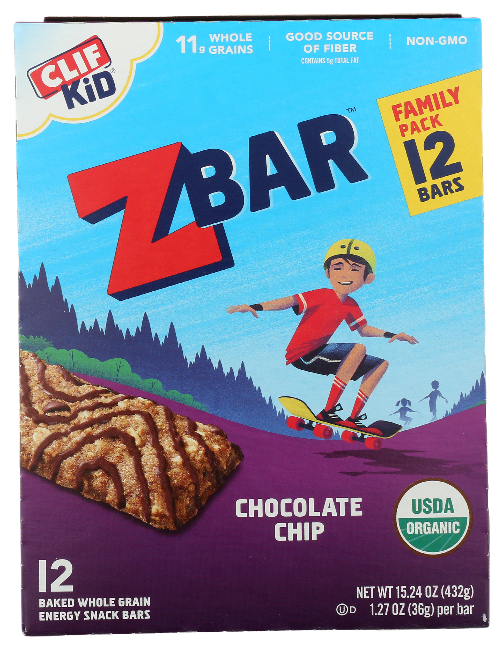 Image of Clif Kid Zbar Chocolate Chip Protein Bar
