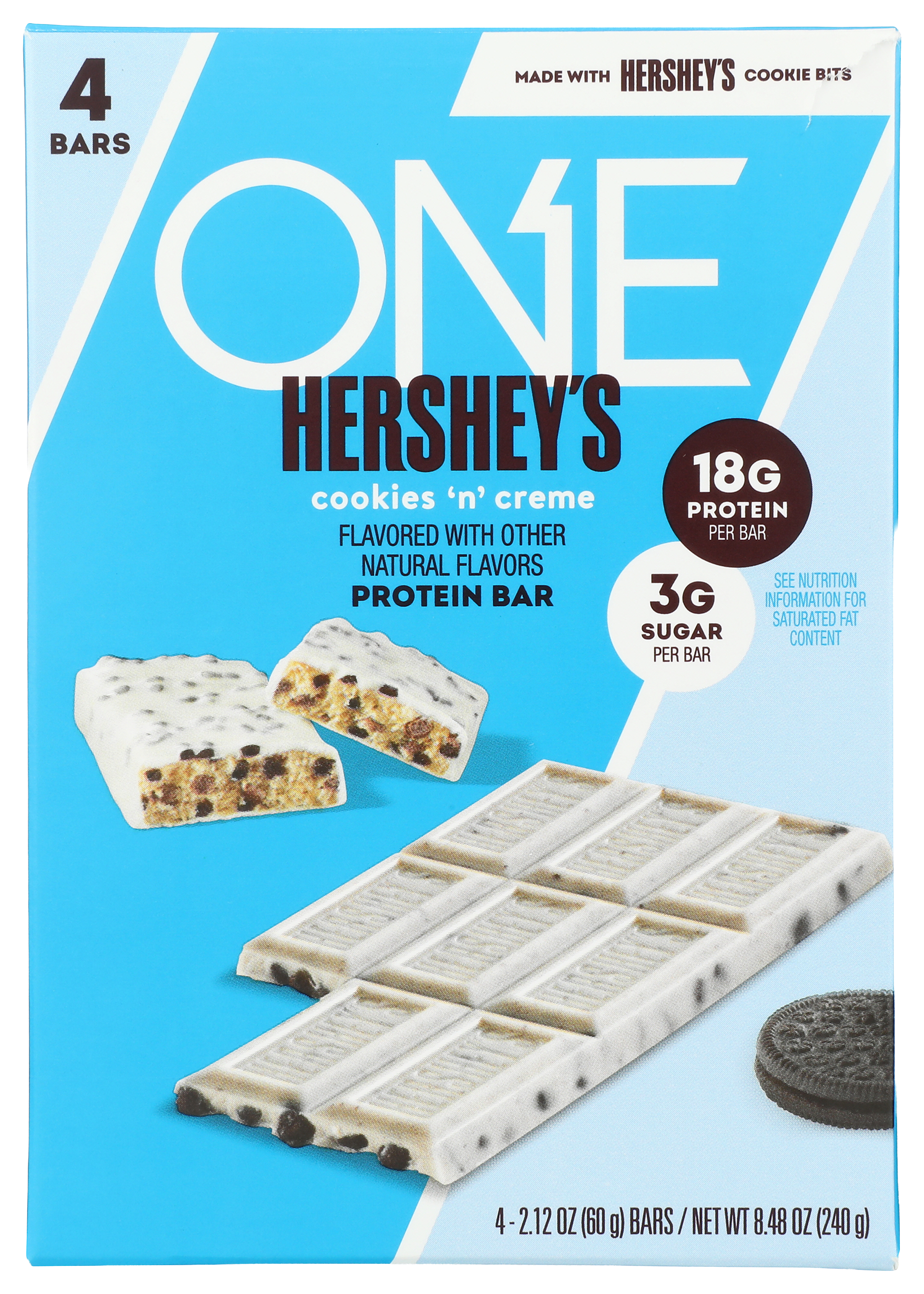 Image of One Bar Cookies 'N' Creme Protein Bar