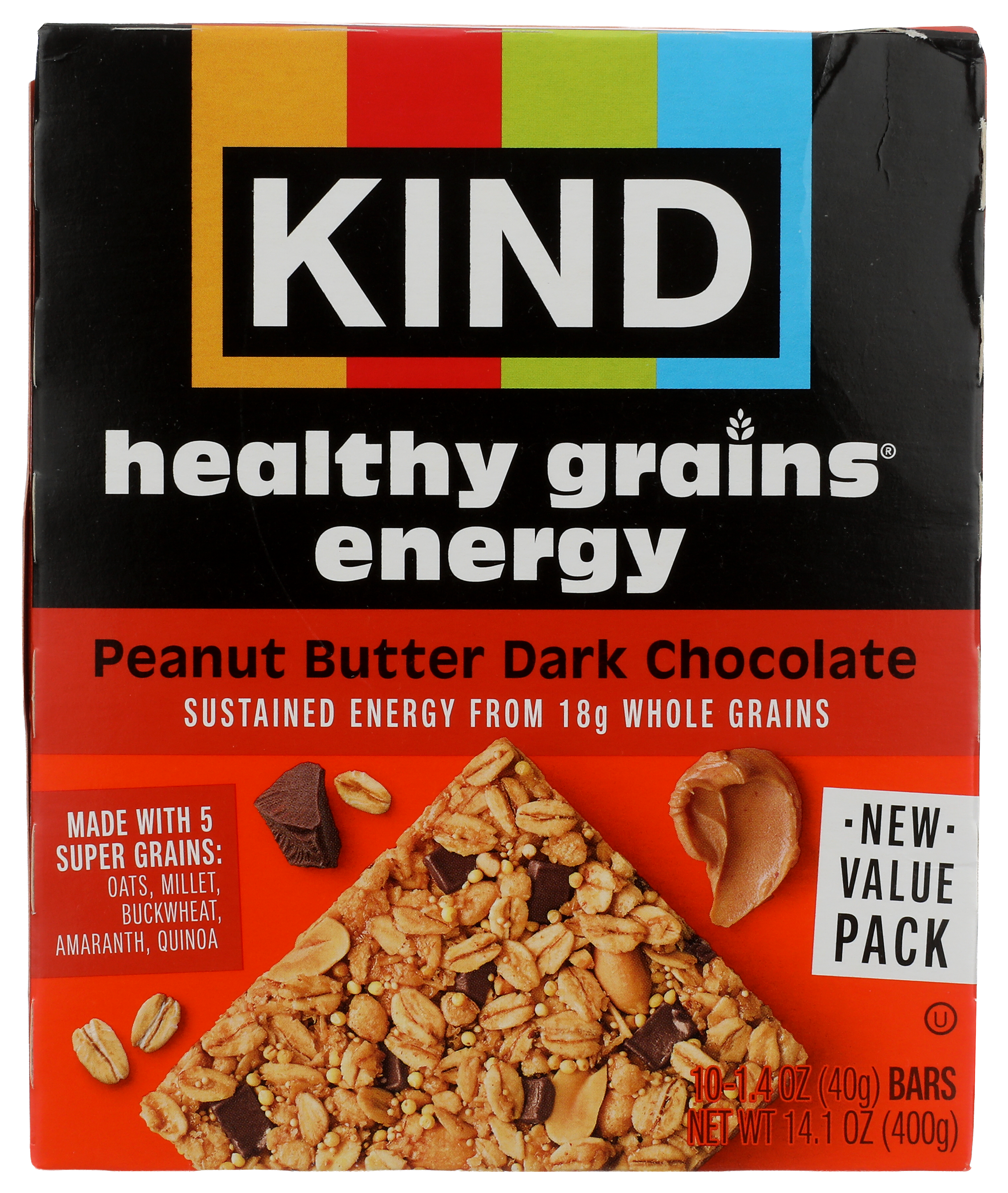 Image of KIND Peanut Butter Dark Chocolate Healthy Grains Energy Bar