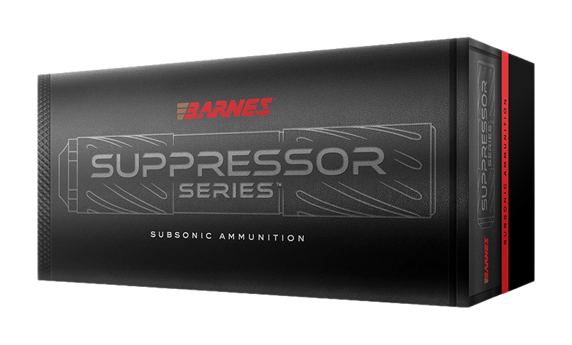 Image of Barnes Suppressor Series 9mm Luger 147 Grain Sierra JHP Subsonic Handgun Ammo