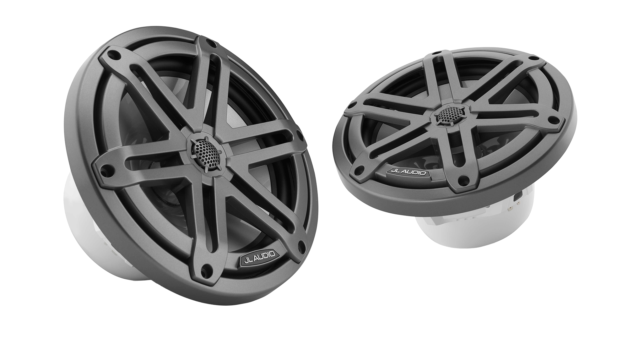 Image of Garmin JL Audio M3 7.7'' Marine Speakers with Sport Grille - Gray