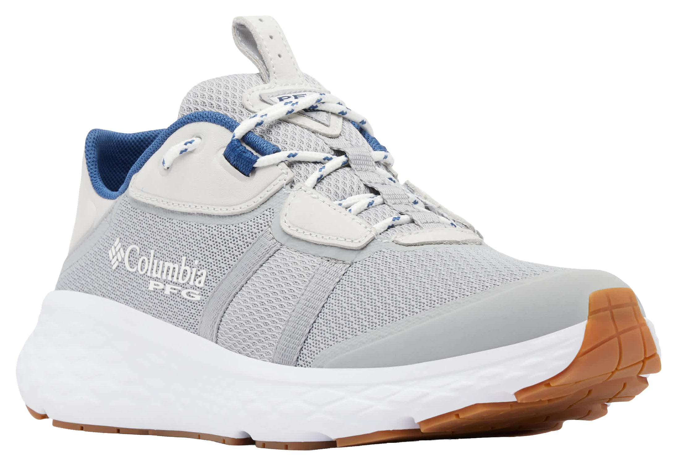Image of Columbia Castback TC PFG Fishing Shoes for Men - Grey Ice/Carbon