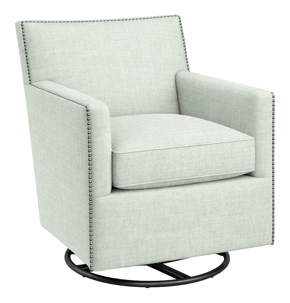 Image of Marshfield Furniture Chloe Swivel Glider Chair - Nomad Pistachio