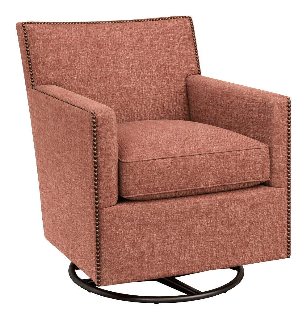 Image of Marshfield Furniture Chloe Swivel Glider Chair - Nomad Sienna